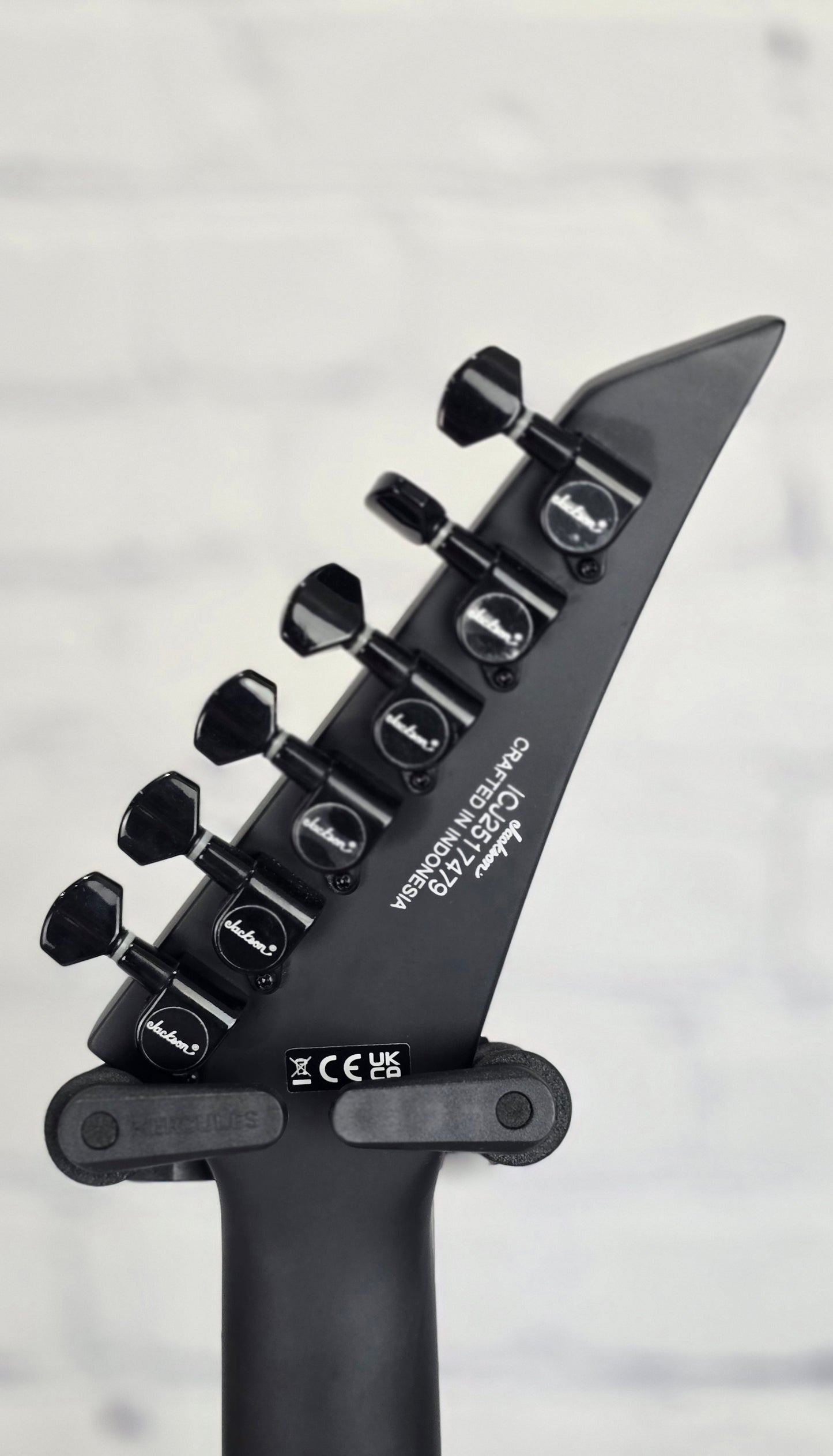 Jackson Guitars Pro Plus Pure Metal Rhoads RR1A 6 String Electric Guitar Limited Edition Satin Black