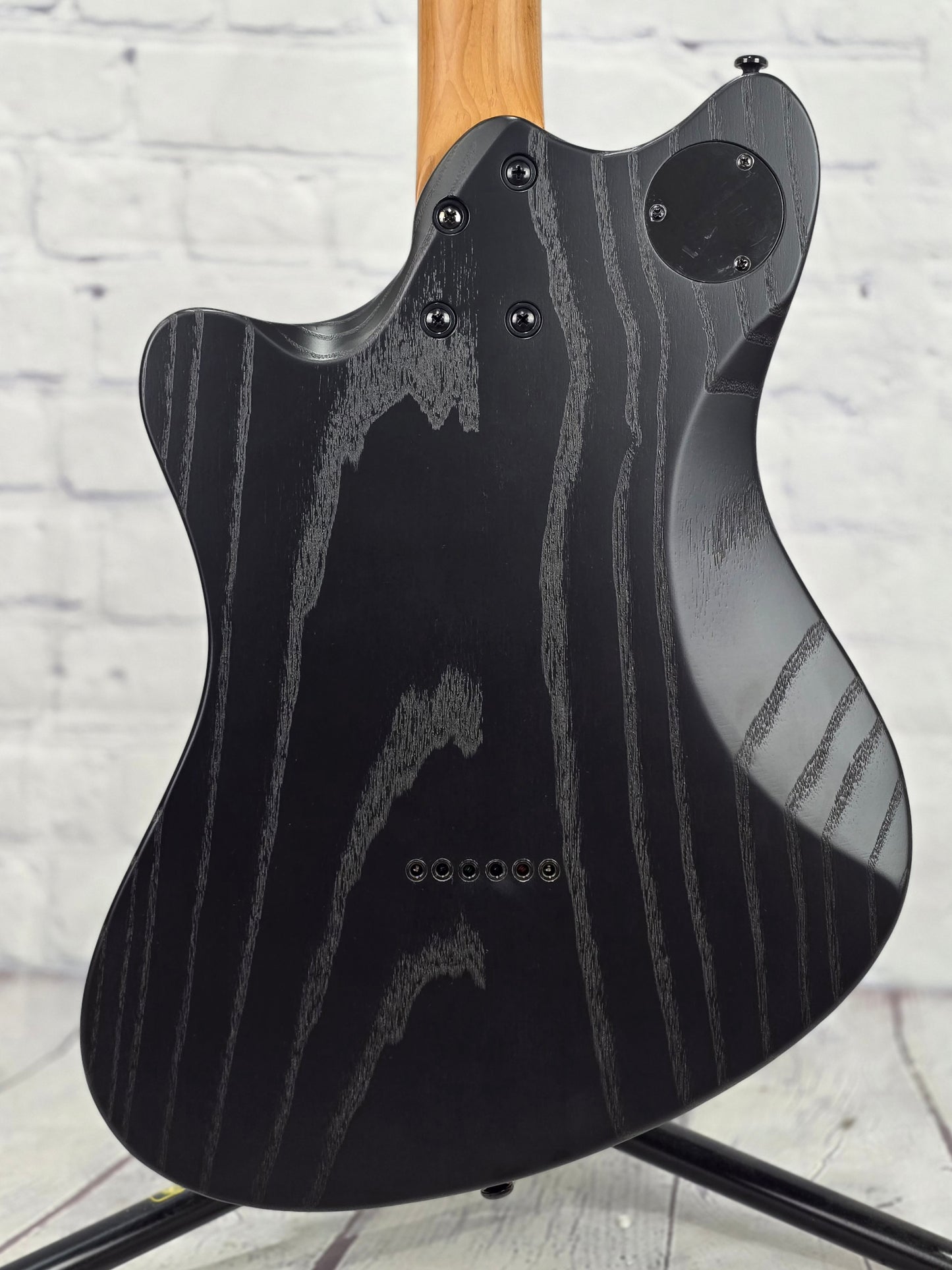Balaguer Guitars Select Espada Modern 10th Anniversary 6 String Baritone 27" Electric Guitar Rustic Black