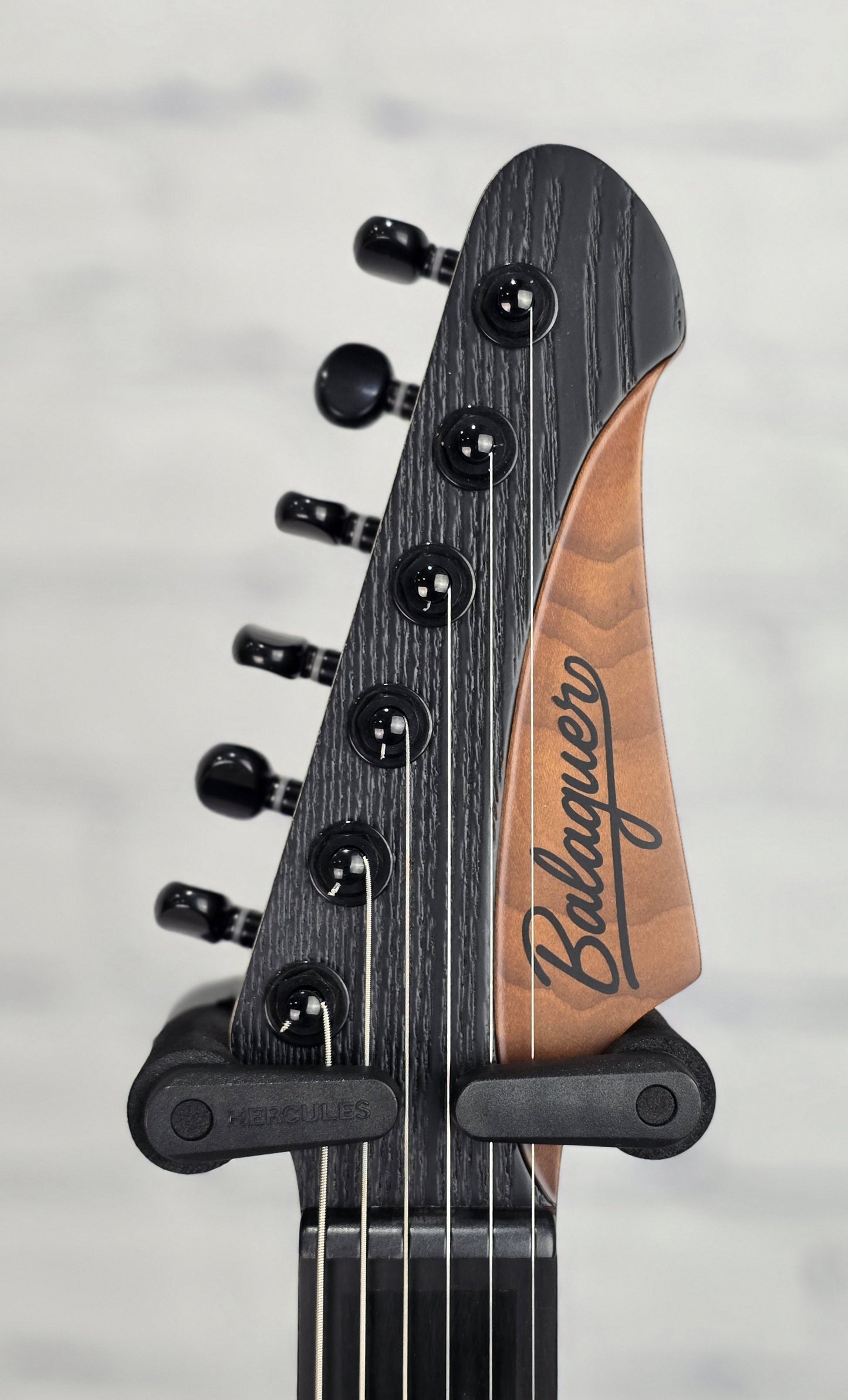 Balaguer Guitars Select Espada Modern 10th Anniversary 6 String Baritone Electric Guitar Rustic Black