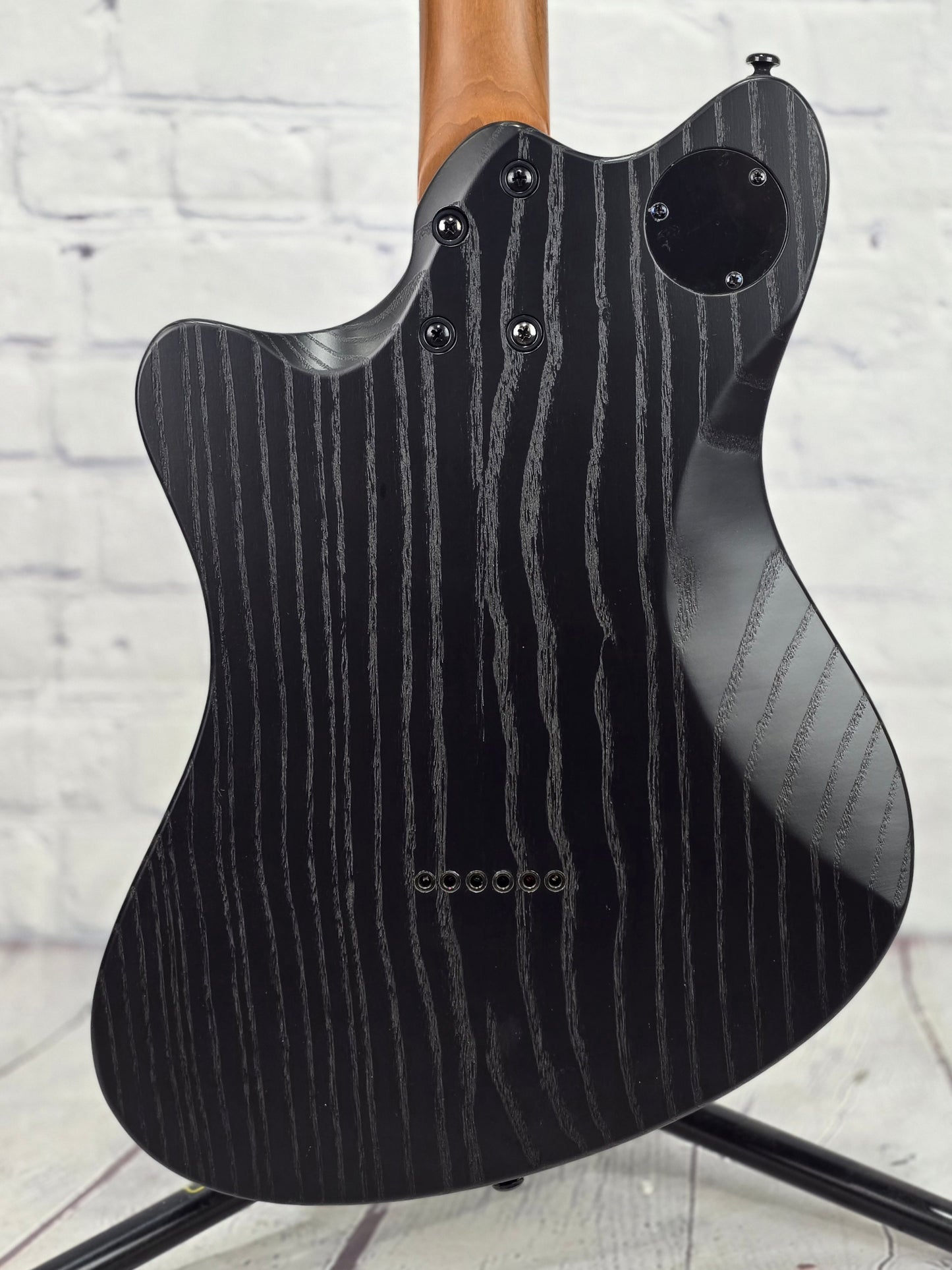 Balaguer Guitars Select Espada Modern 10th Anniversary 6 String Baritone Electric Guitar Rustic Black