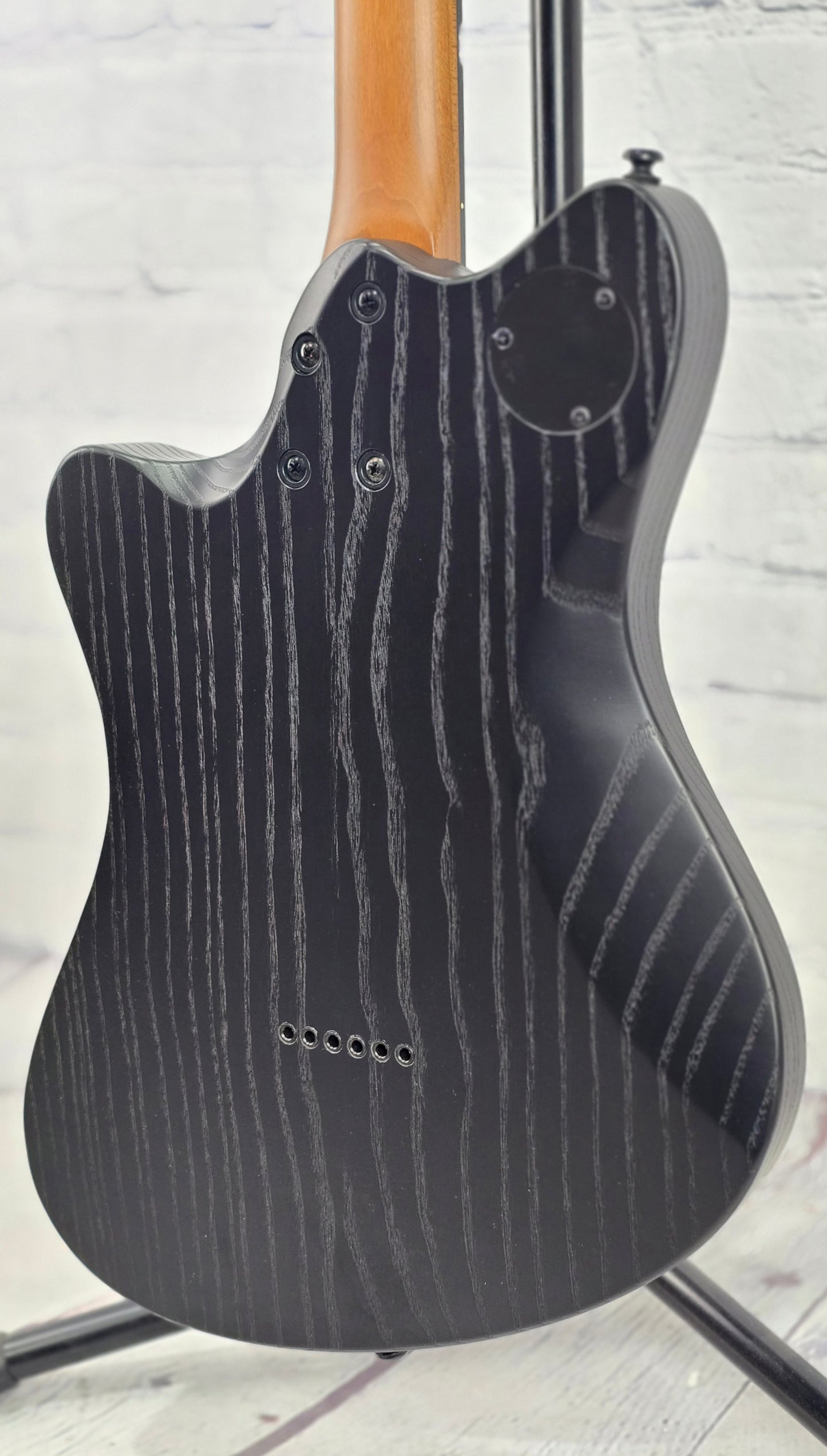 Balaguer Guitars Select Espada Modern 10th Anniversary 6 String Baritone Electric Guitar Rustic Black