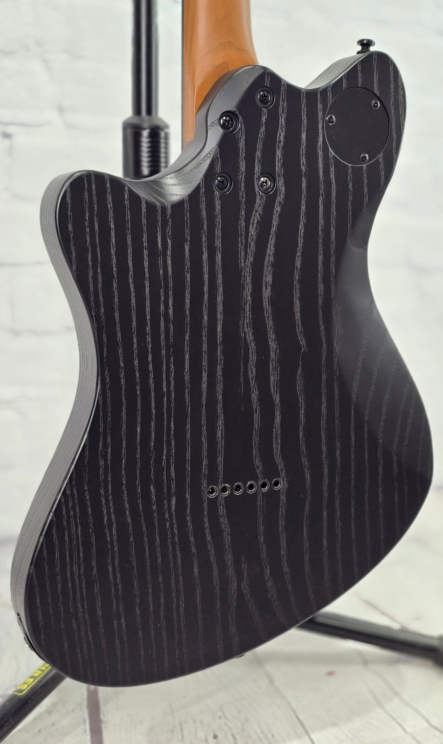 Balaguer Guitars Select Espada Modern 10th Anniversary 6 String Baritone Electric Guitar Rustic Black