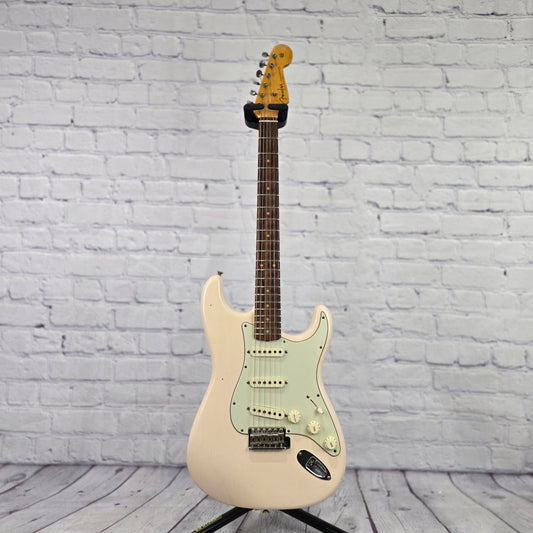 USED Fender Custom Shop '59 Stratocaster Journeyman Relic 6 String Electric Guitar Super Faded Shell Pink