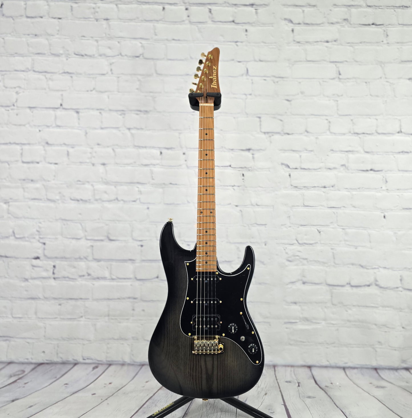 Ibanez Prestige AZ2204AG TGB 6 String Electric Guitar Transparent Gray Burst