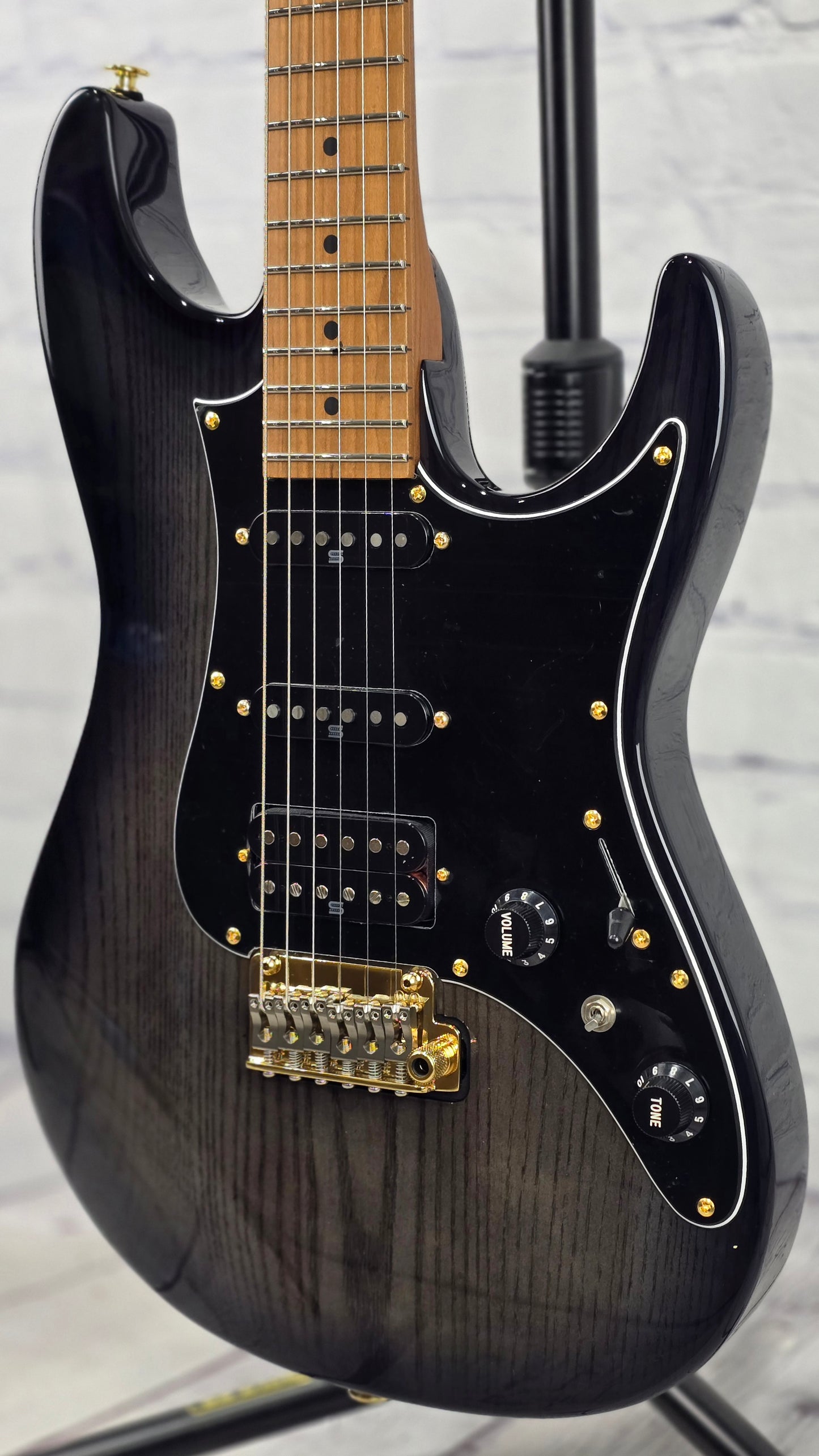 Ibanez Prestige AZ2204AG TGB 6 String Electric Guitar Transparent Gray Burst