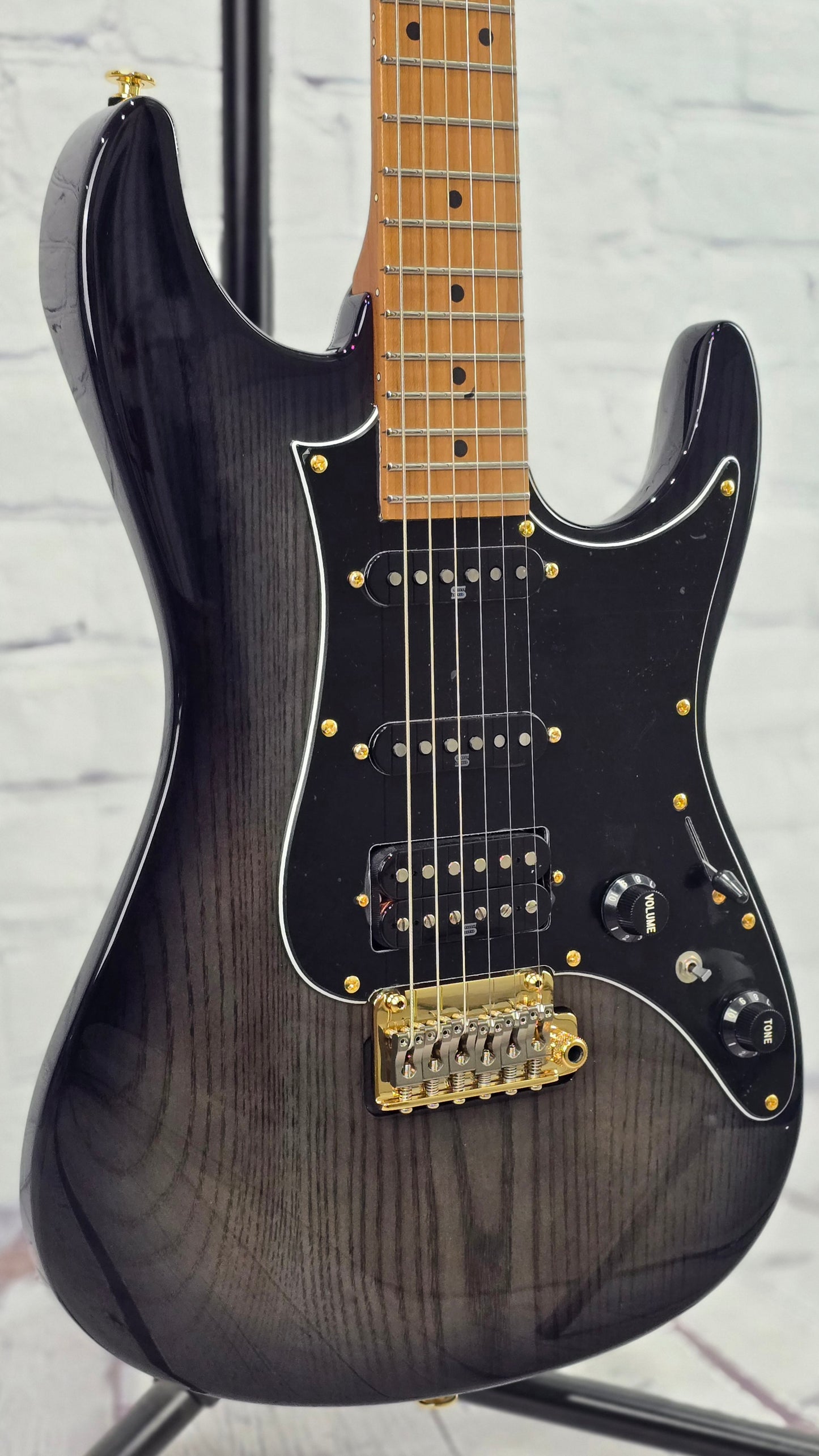 Ibanez Prestige AZ2204AG TGB 6 String Electric Guitar Transparent Gray Burst