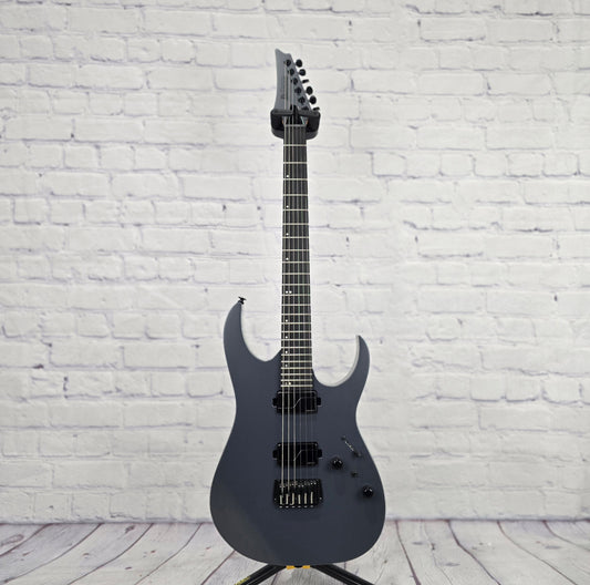Ibanez Prestige RGR5121RB GRF 6 String Electric Guitar Grey Metallic Flat