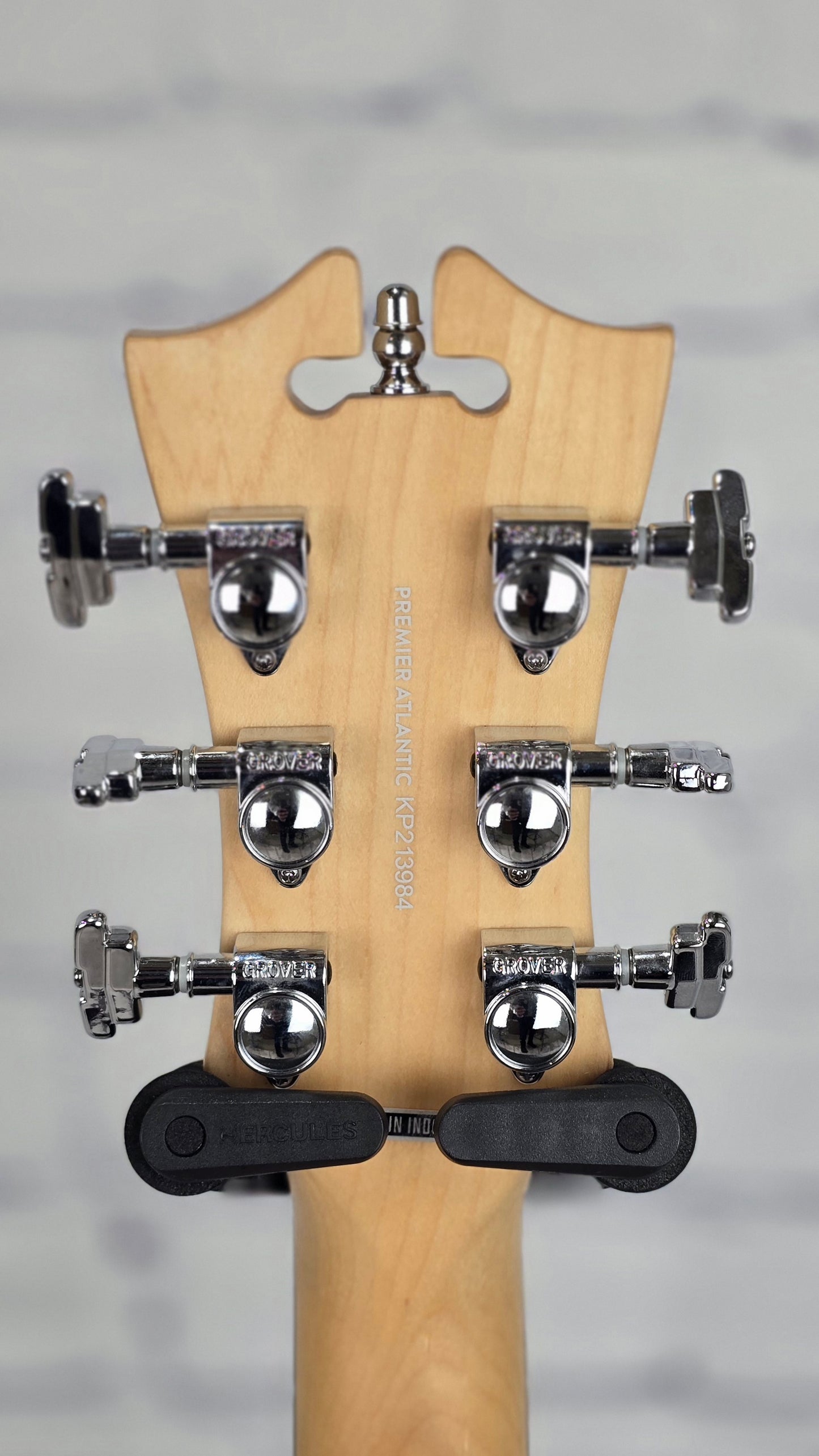 USED D'Angelico Premier Atlantic 6 String Electric Guitar Gloss Black Flake