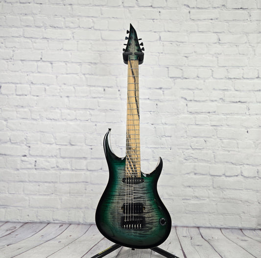 Balaguer Devin Shidaker Signature DS-7 7 String Electric Guitar Duskwater Burst