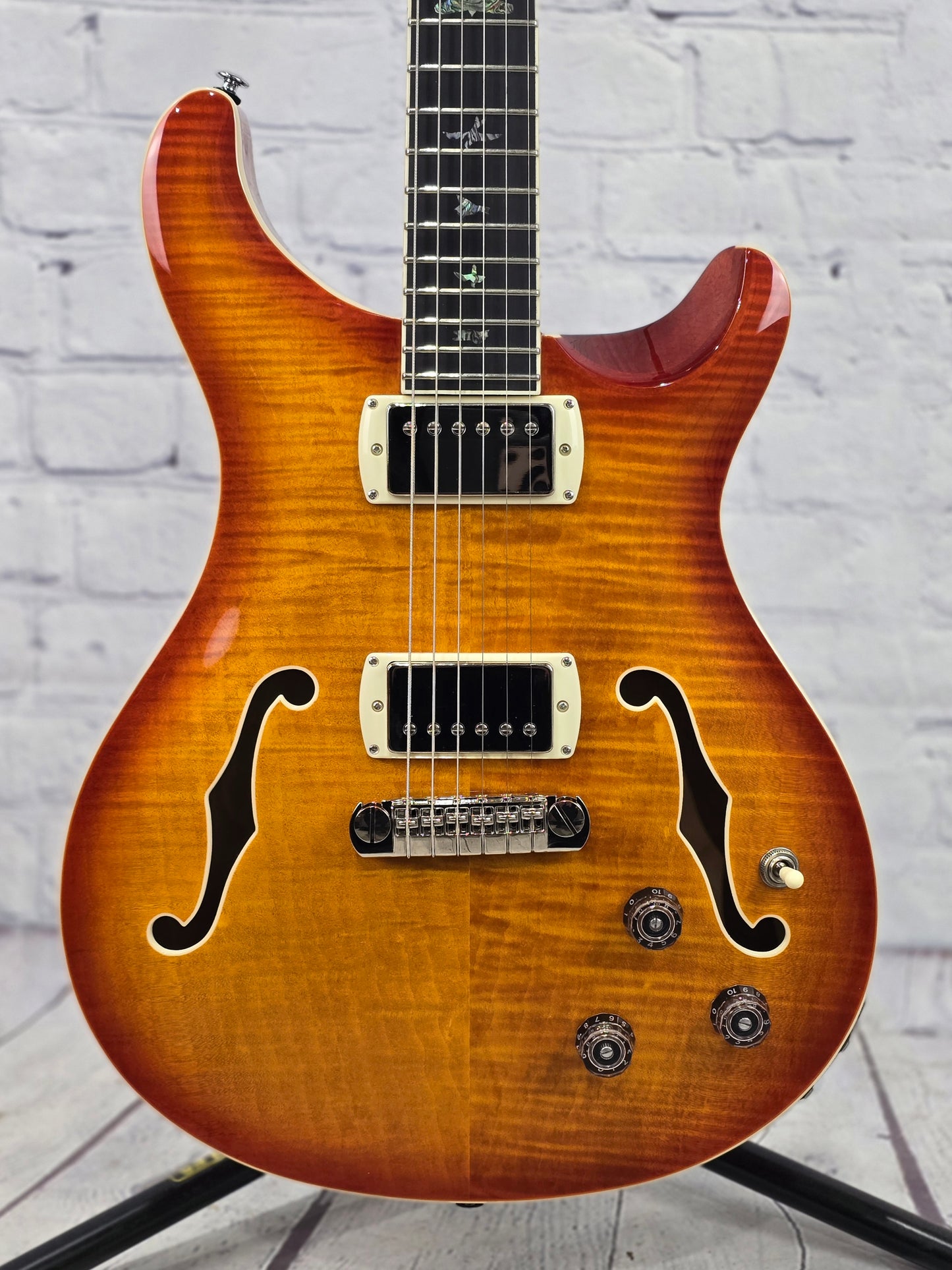 Paul Reed Smith PRS SE Hollowbody II Piezo HBII 6 String Semi-Hollow Electric Guitar Vintage Sunburst