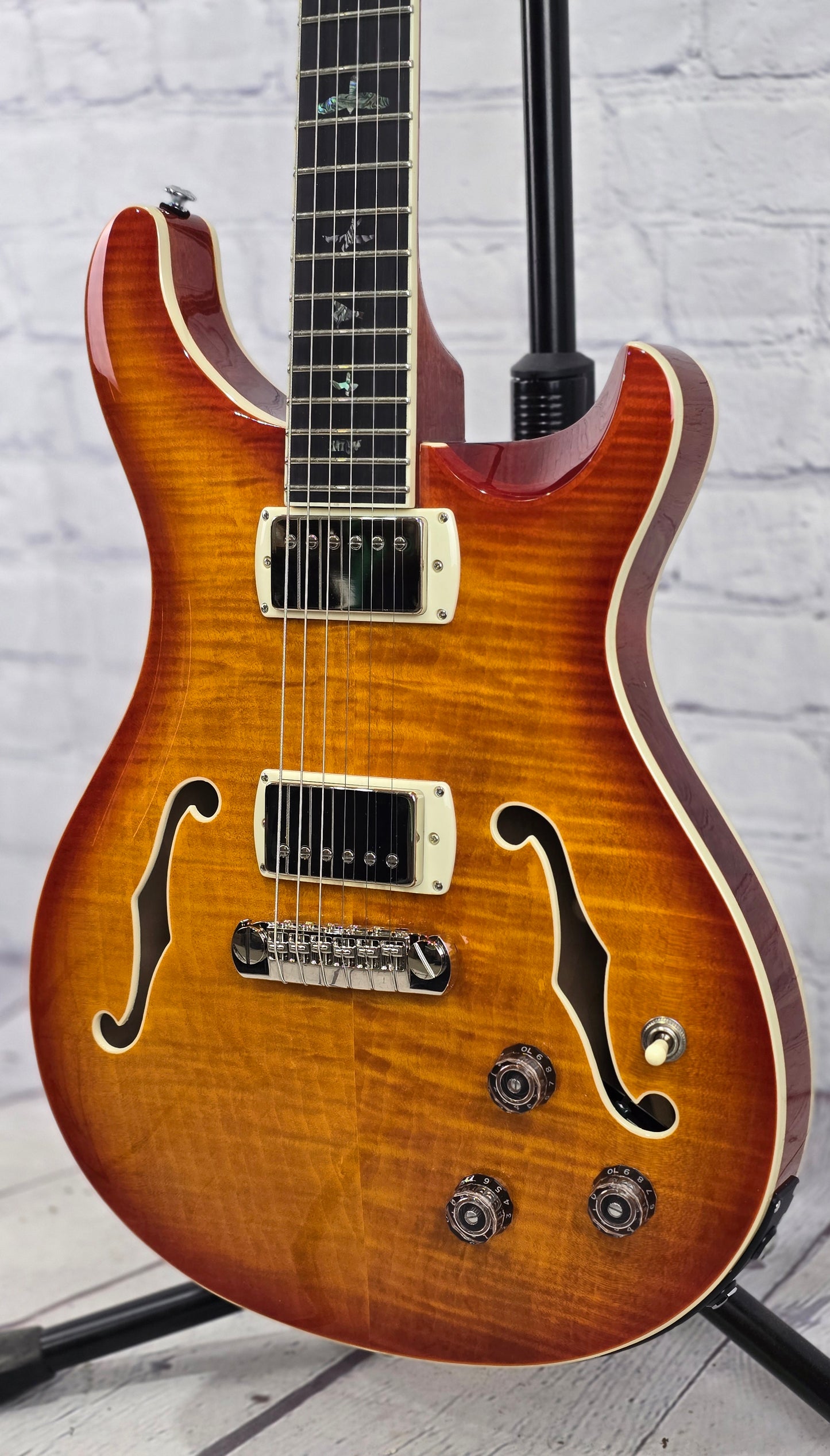 Paul Reed Smith PRS SE Hollowbody II Piezo HBII 6 String Semi-Hollow Electric Guitar Vintage Sunburst