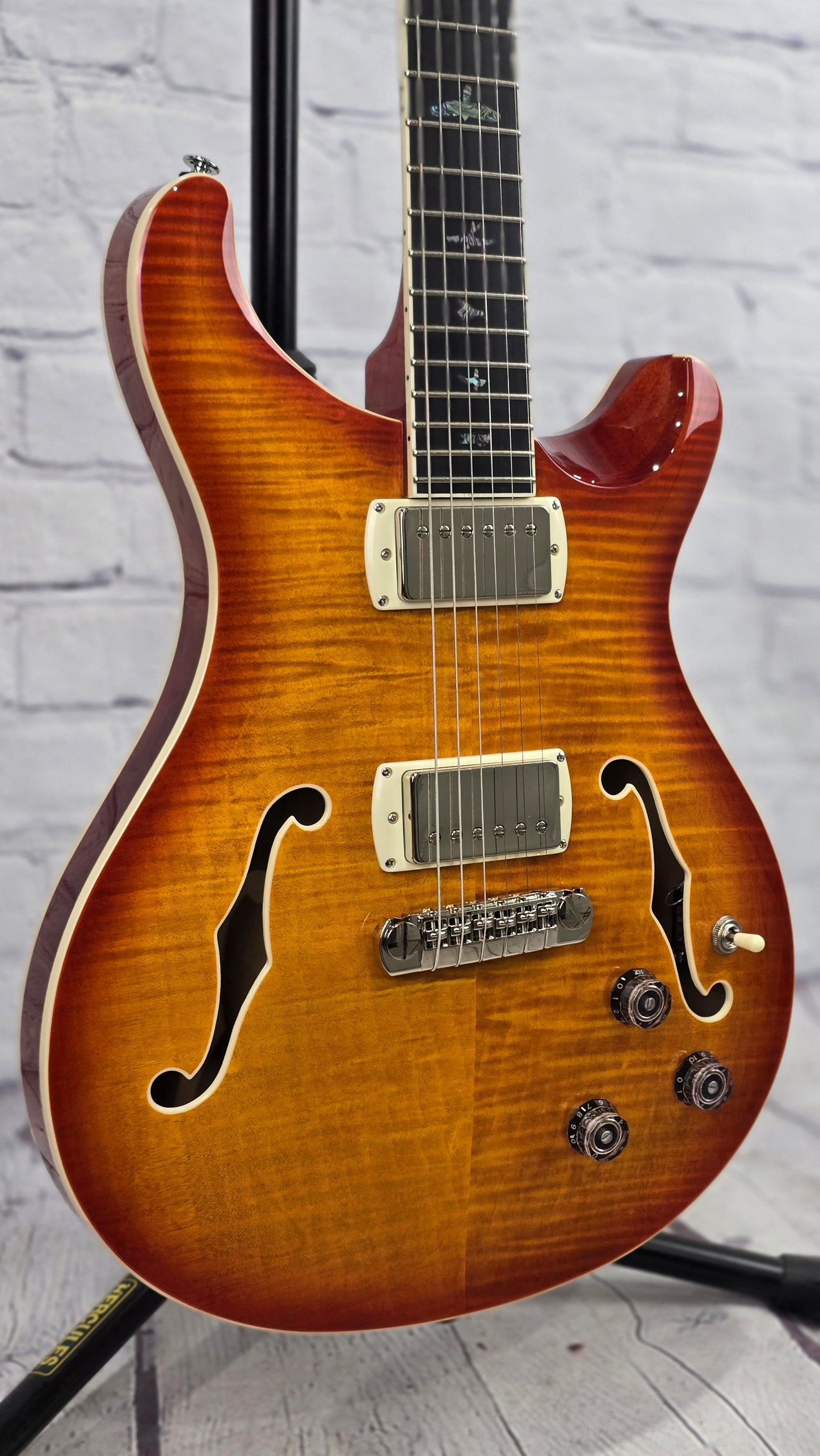 Paul Reed Smith PRS SE Hollowbody II Piezo HBII 6 String Semi-Hollow Electric Guitar Vintage Sunburst