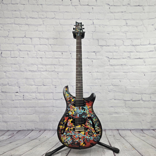 Paul Reed Smith PRS Guitars Ed Sheeran Cosmic Splash 6 String Semi-Hollow Baritone Electric Guitar Cosmic Splash Limited Edition