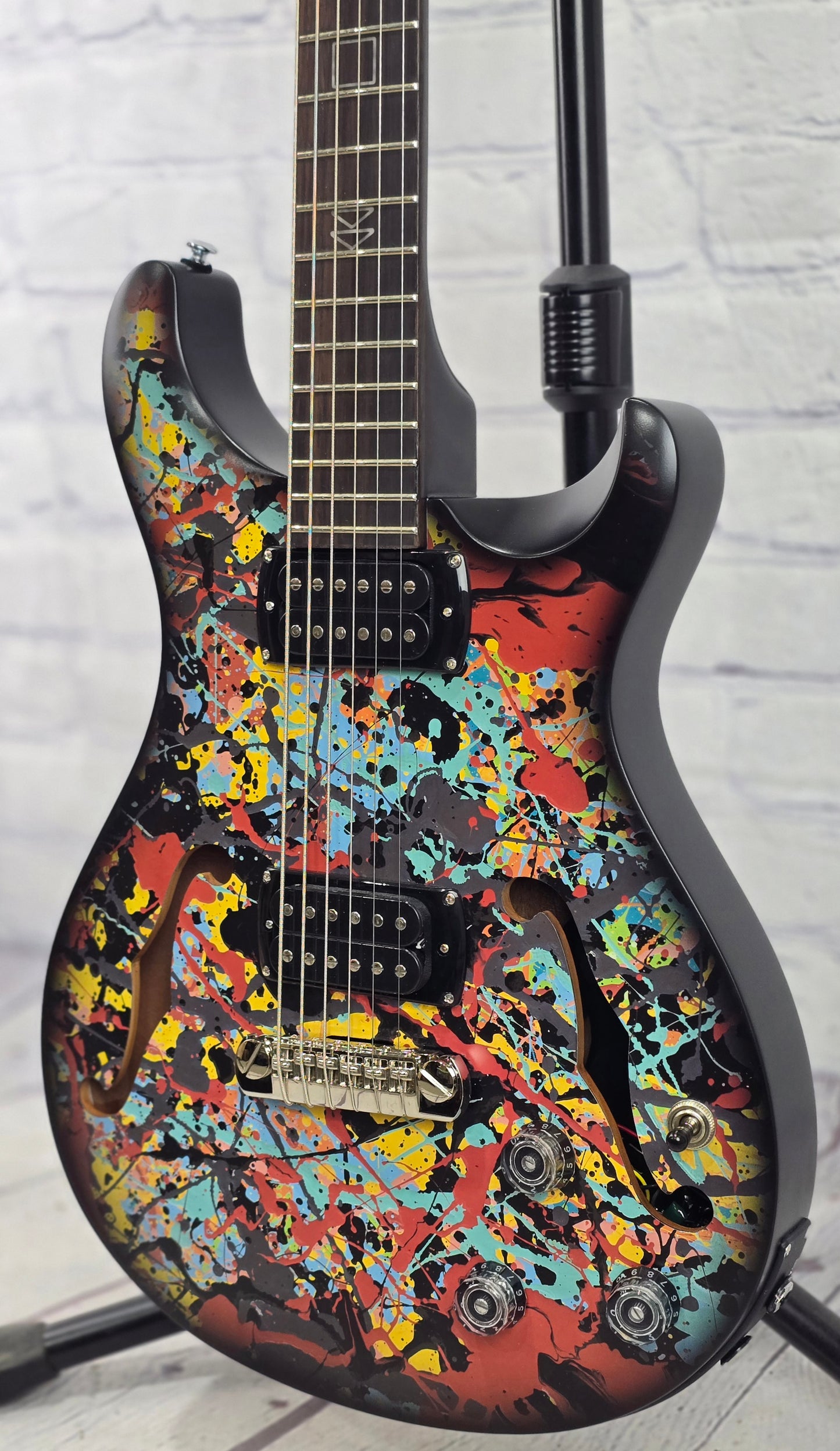Paul Reed Smith PRS Guitars Ed Sheeran Cosmic Splash 6 String Semi-Hollow Baritone Electric Guitar Cosmic Splash Limited Edition