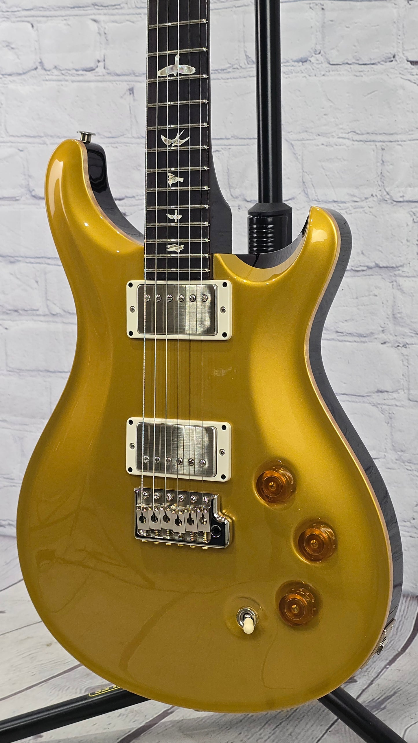Paul Reed Smith PRS Guitars Core DGT David Grissom Electric Guitar Gold Top w/Birds
