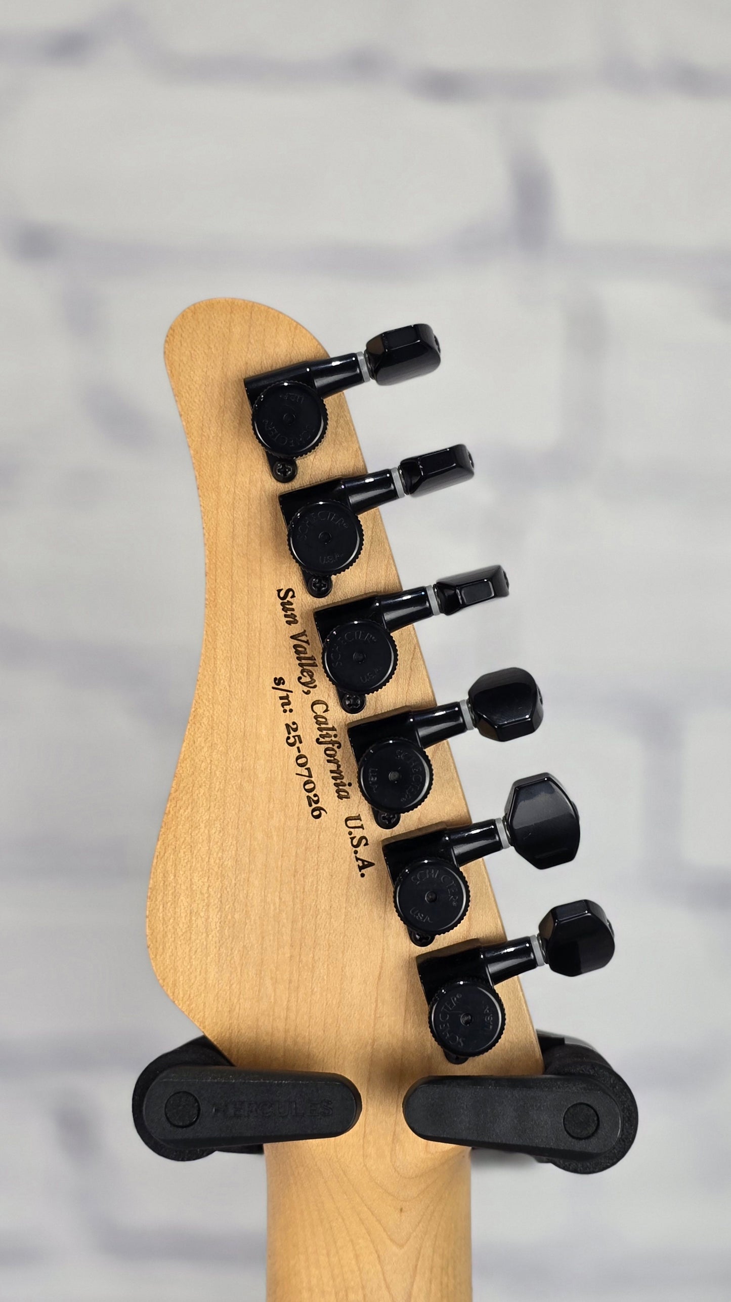 Schecter Guitars USA Custom Shop PT HH 6 String Electric Guitar Gloss Black