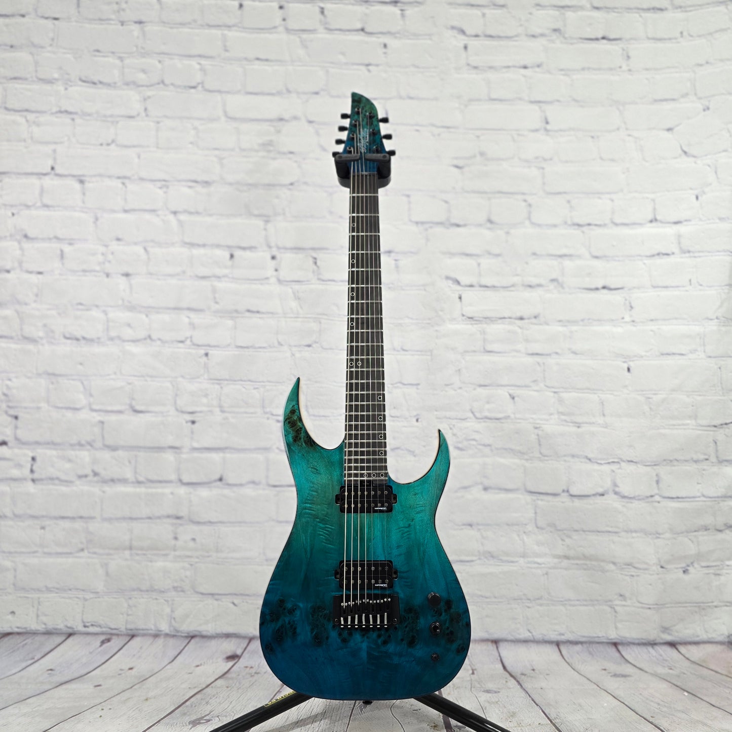 Schecter Guitars Keith Merrow KM-7 Mk III 7 String Electric Guitar Lagoon Fade 878-SHC