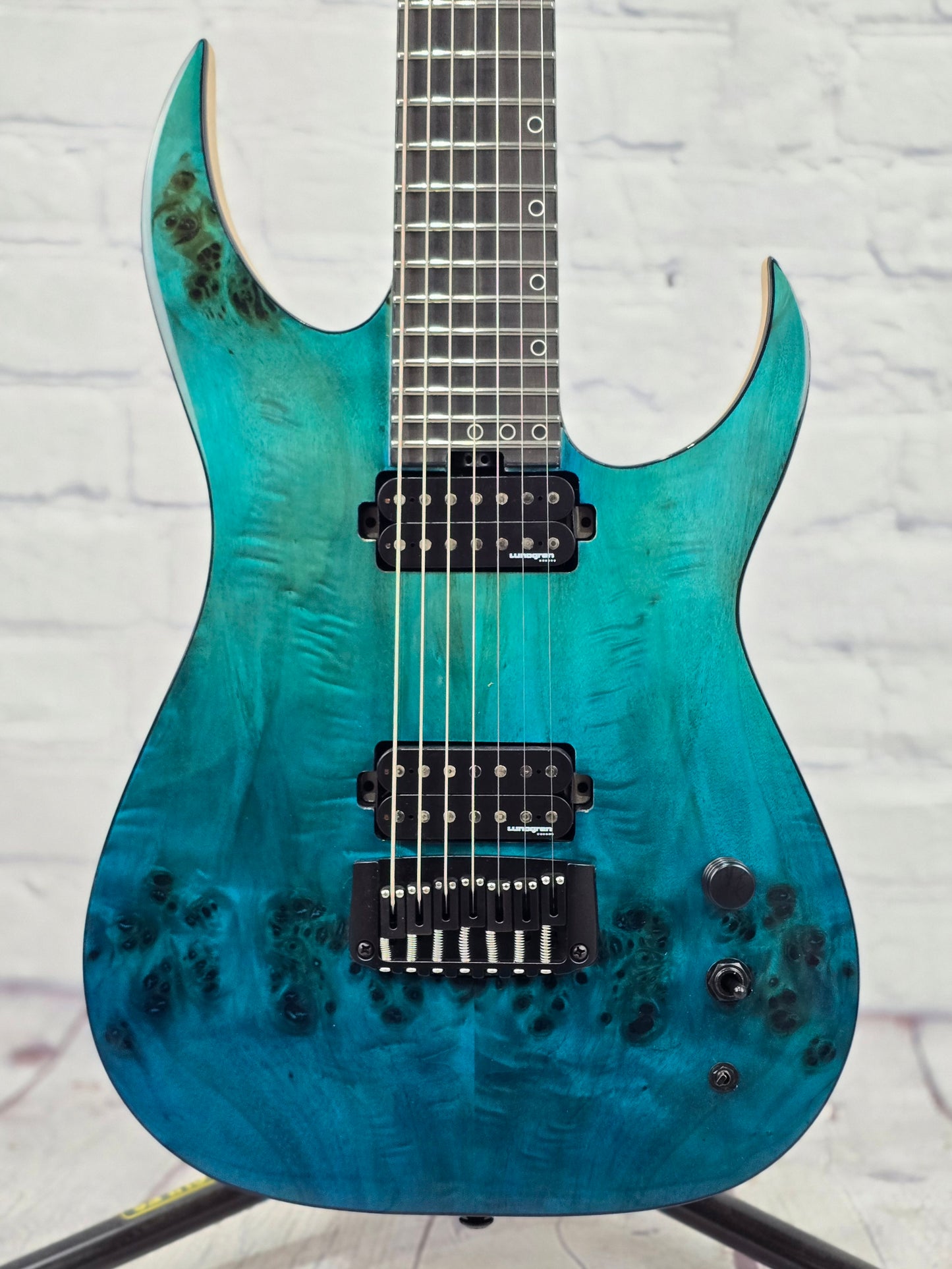 Schecter Guitars Keith Merrow KM-7 Mk III 7 String Electric Guitar Lagoon Fade 878-SHC