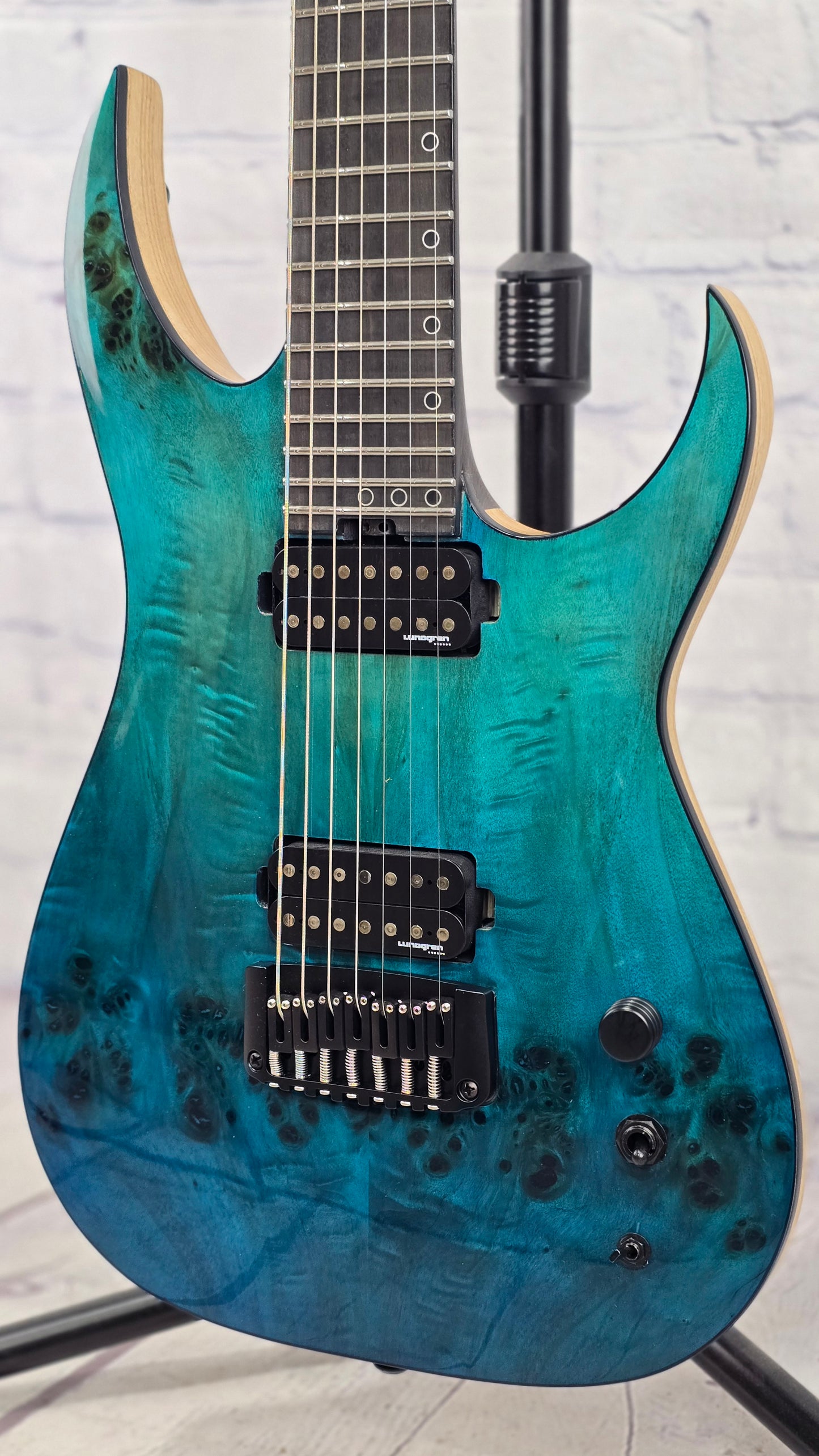 Schecter Guitars Keith Merrow KM-7 Mk III 7 String Electric Guitar Lagoon Fade 878-SHC