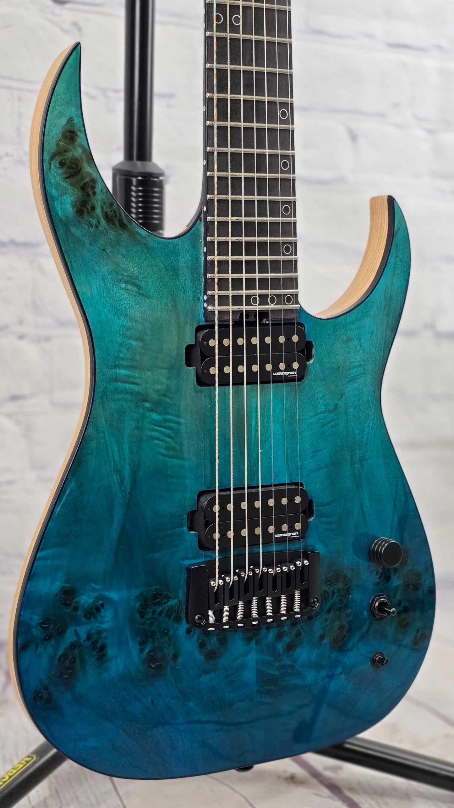 Schecter Guitars Keith Merrow KM-7 Mk III 7 String Electric Guitar Lagoon Fade 878-SHC