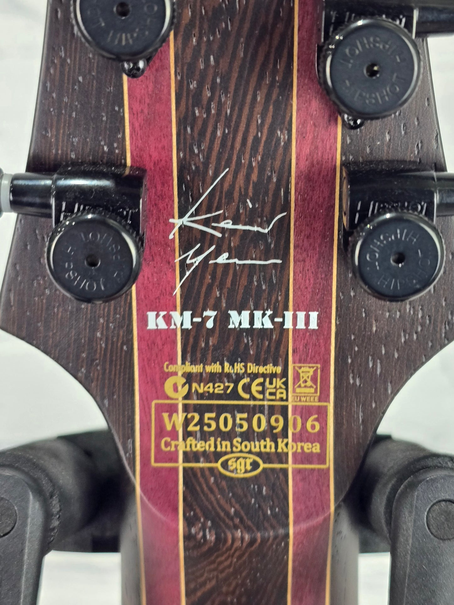 Schecter Guitars Keith Merrow KM-7 Mk III 7 String Electric Guitar Lagoon Fade 878-SHC