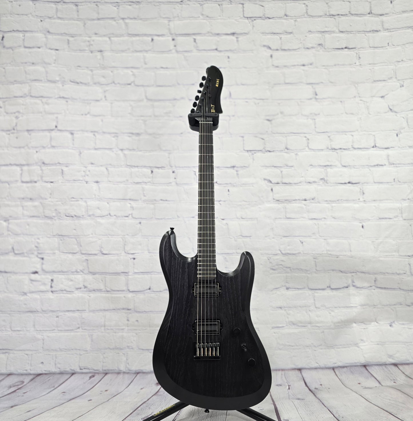 DEMO BilT Guitars Merc HH 6 String Electric Guitar Murdered Black NAMM 2026