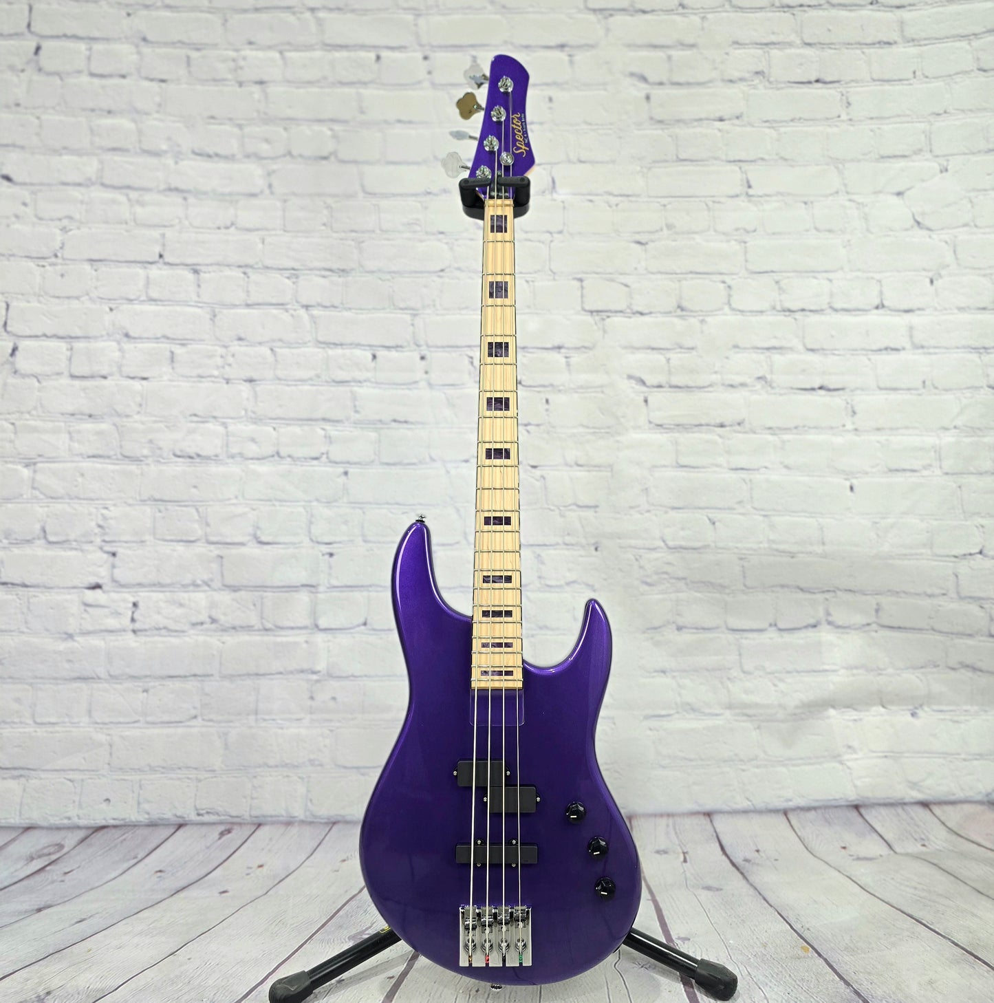 Spector NC-4 Frank Bello 4 String Bass Tina Rose Purple