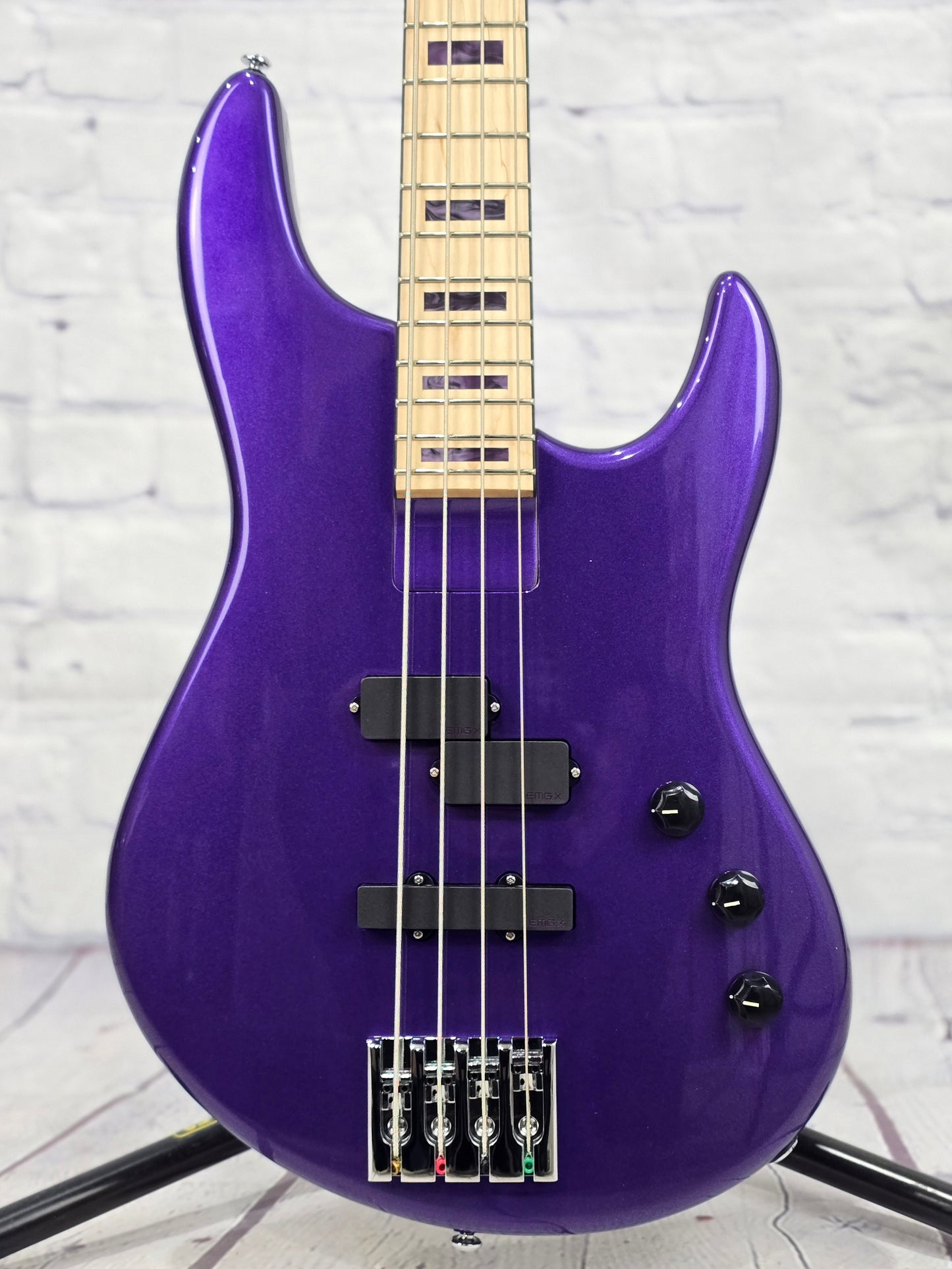 Spector NC-4 Frank Bello 4 String Bass Tina Rose Purple