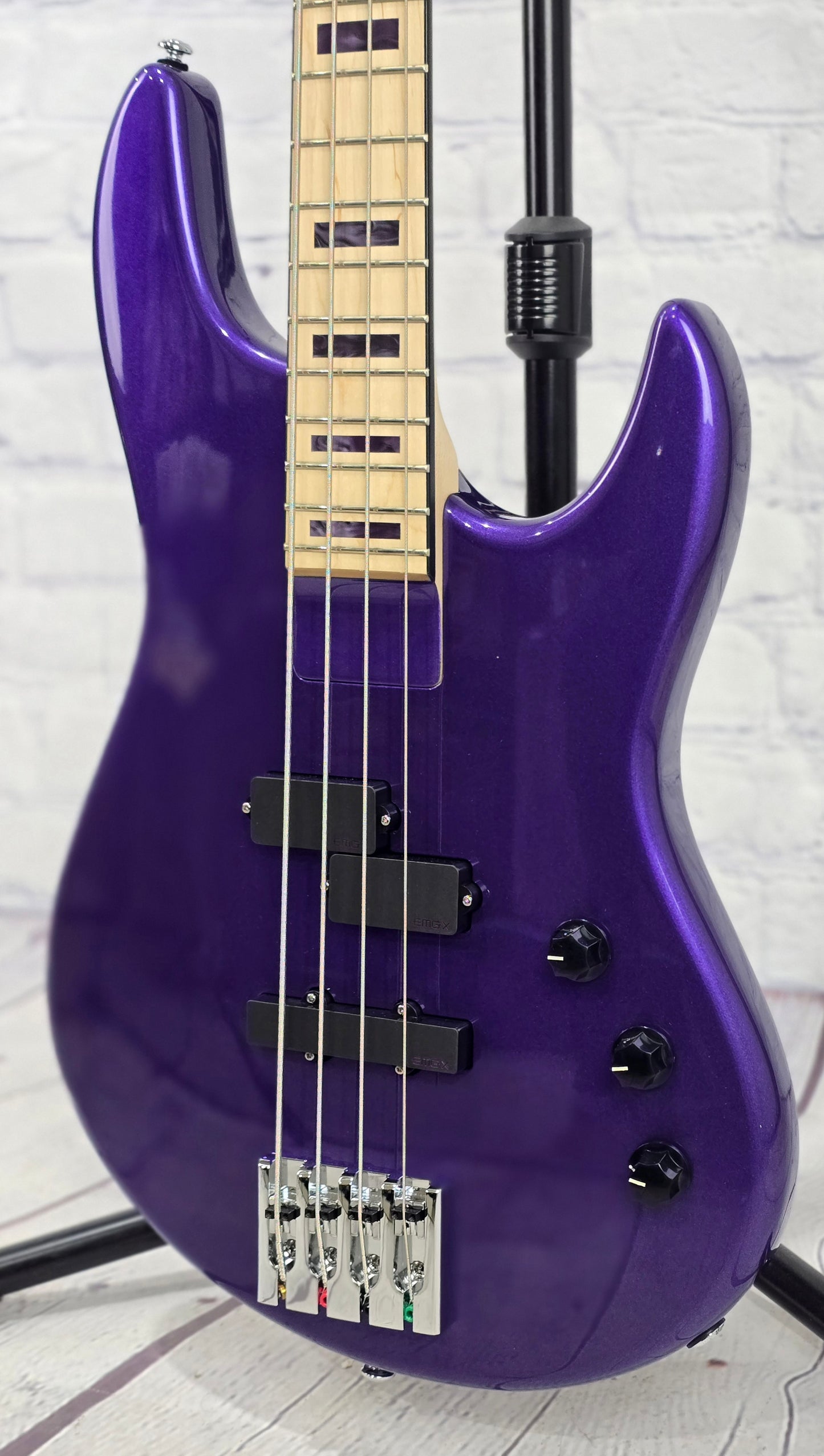 Spector NC-4 Frank Bello 4 String Bass Tina Rose Purple