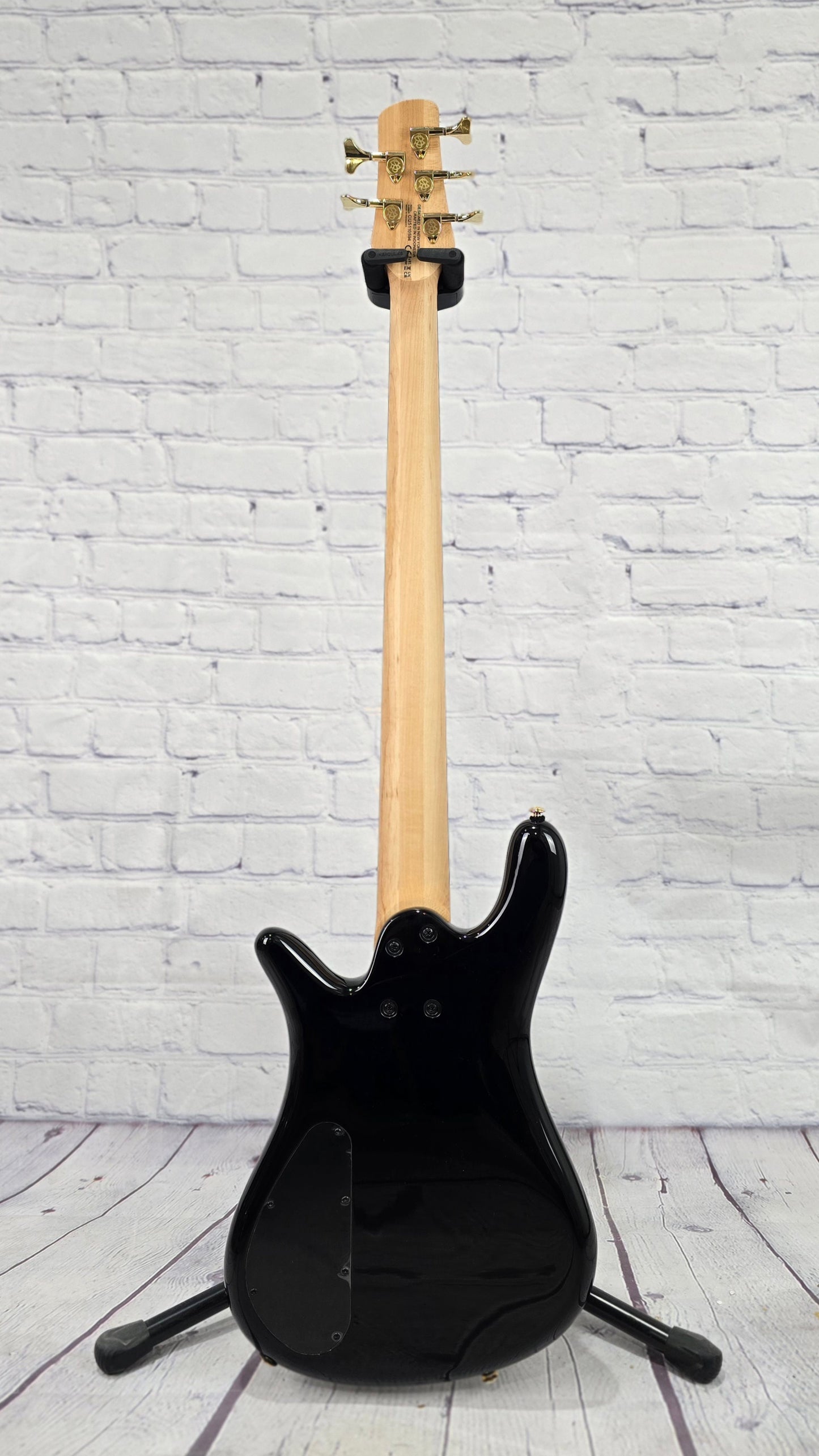 Spector NS Icon NS-5 Bolt-On 5 String Bass Black Stain Quilt Gloss