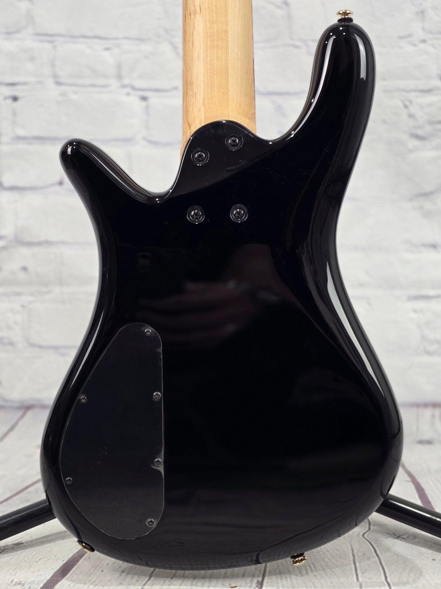 Spector NS Icon NS-5 Bolt-On 5 String Bass Black Stain Quilt Gloss