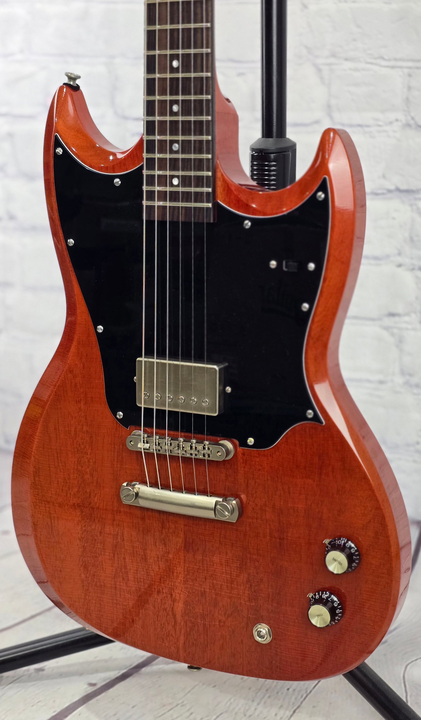 Frank Brothers Radar Deluxe 6 String Electric Guitar Faded Cherry Light Relic Full Gloss