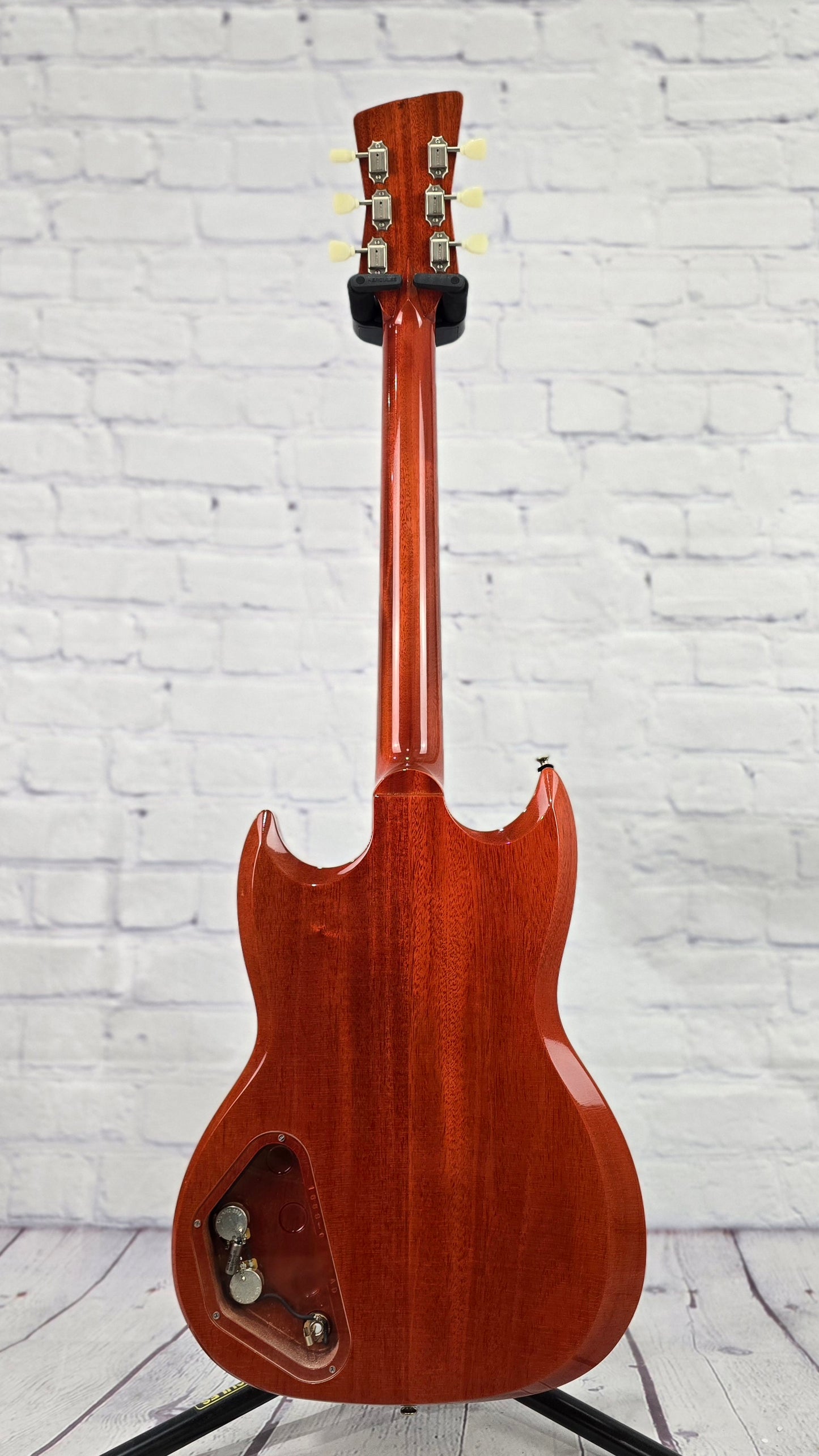 Frank Brothers Radar Deluxe 6 String Electric Guitar Faded Cherry Light Relic Full Gloss