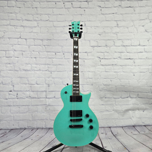 ESP Guitars USA Eclipse 6 String Electric Guitar Midori Gold Sparkle