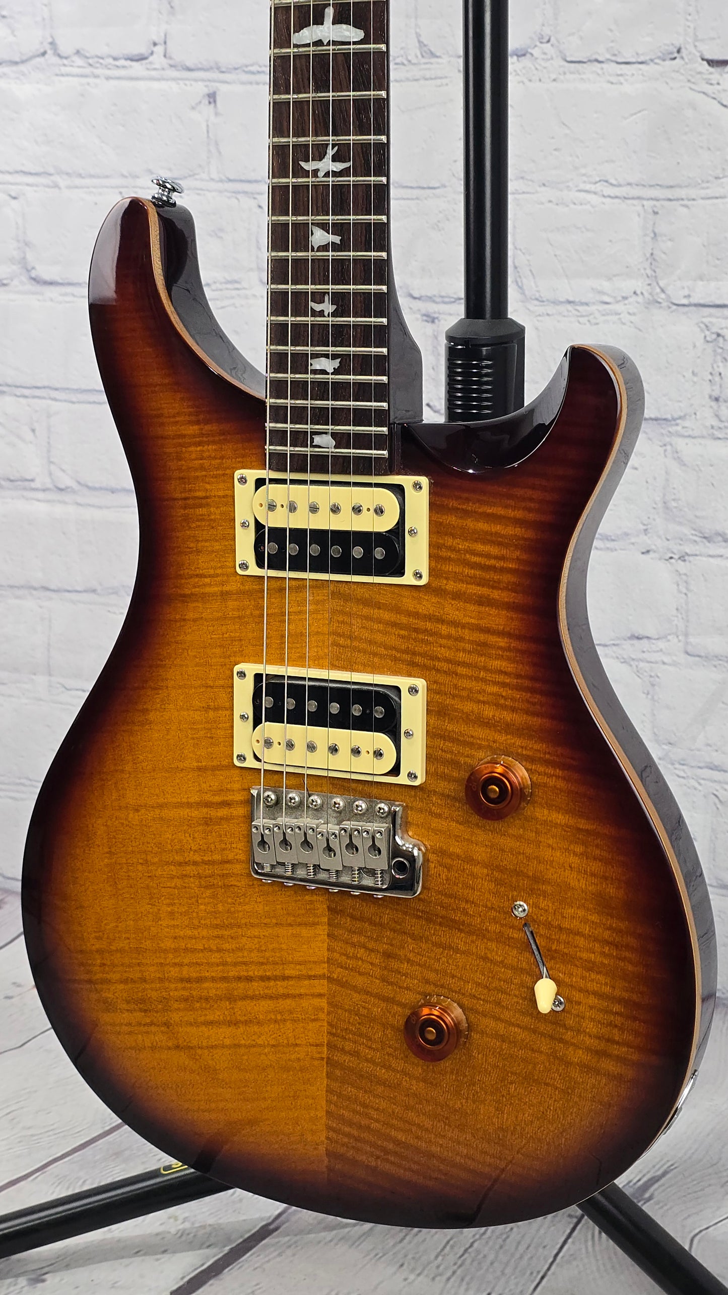 USED Paul Reed Smith PRS Guitars SE Custom 24 6 String Electric Guitar Tobacco Sunburst