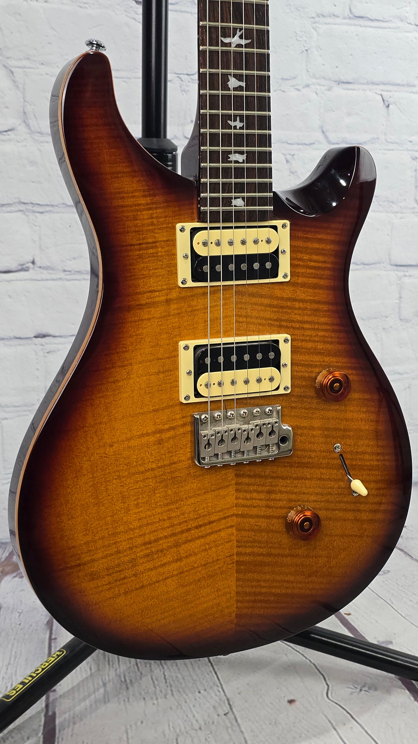 USED Paul Reed Smith PRS Guitars SE Custom 24 6 String Electric Guitar Tobacco Sunburst