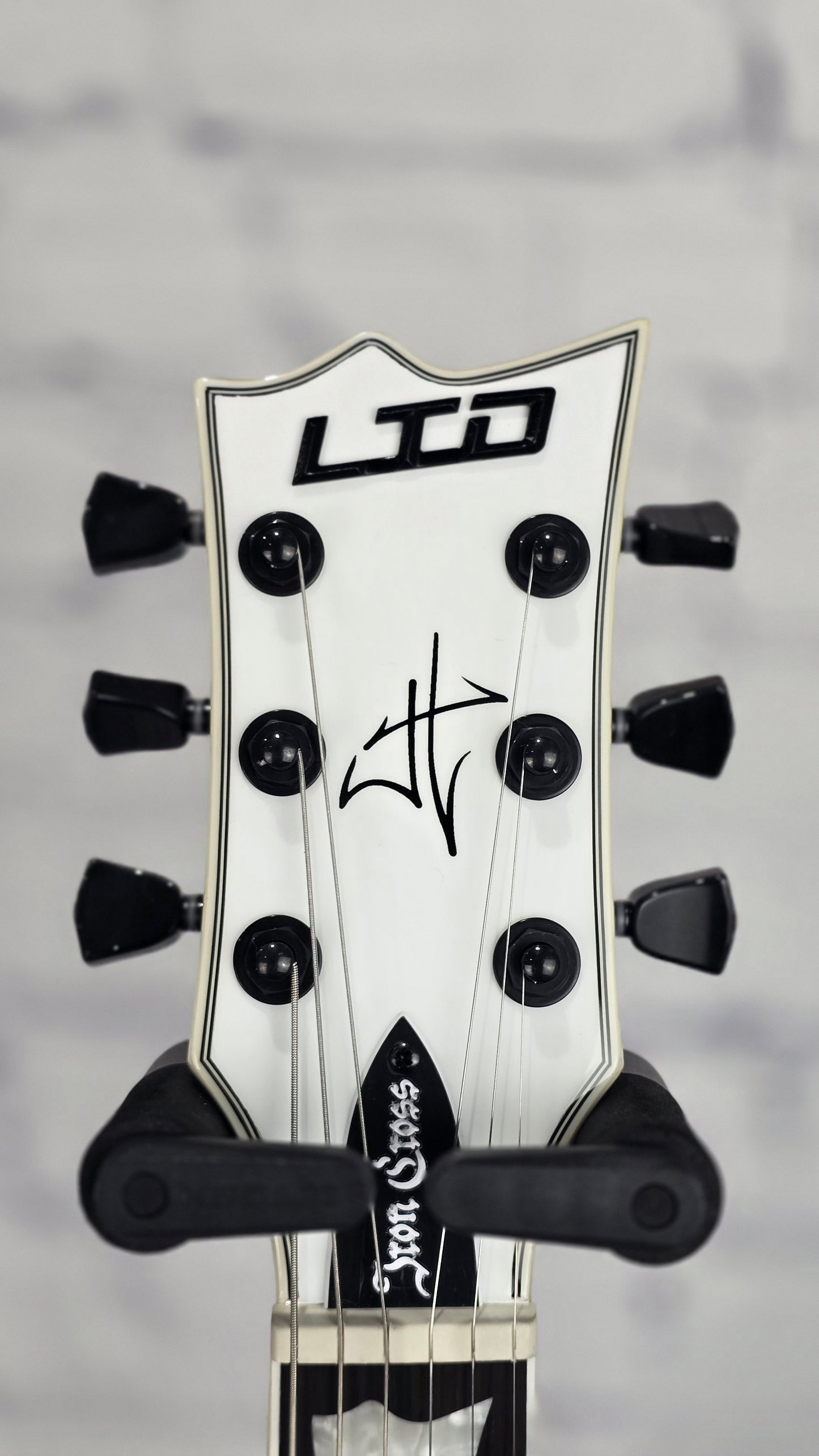 ESP LTD Iron Cross James Hetfield 6 String Electric Guitar Snow White