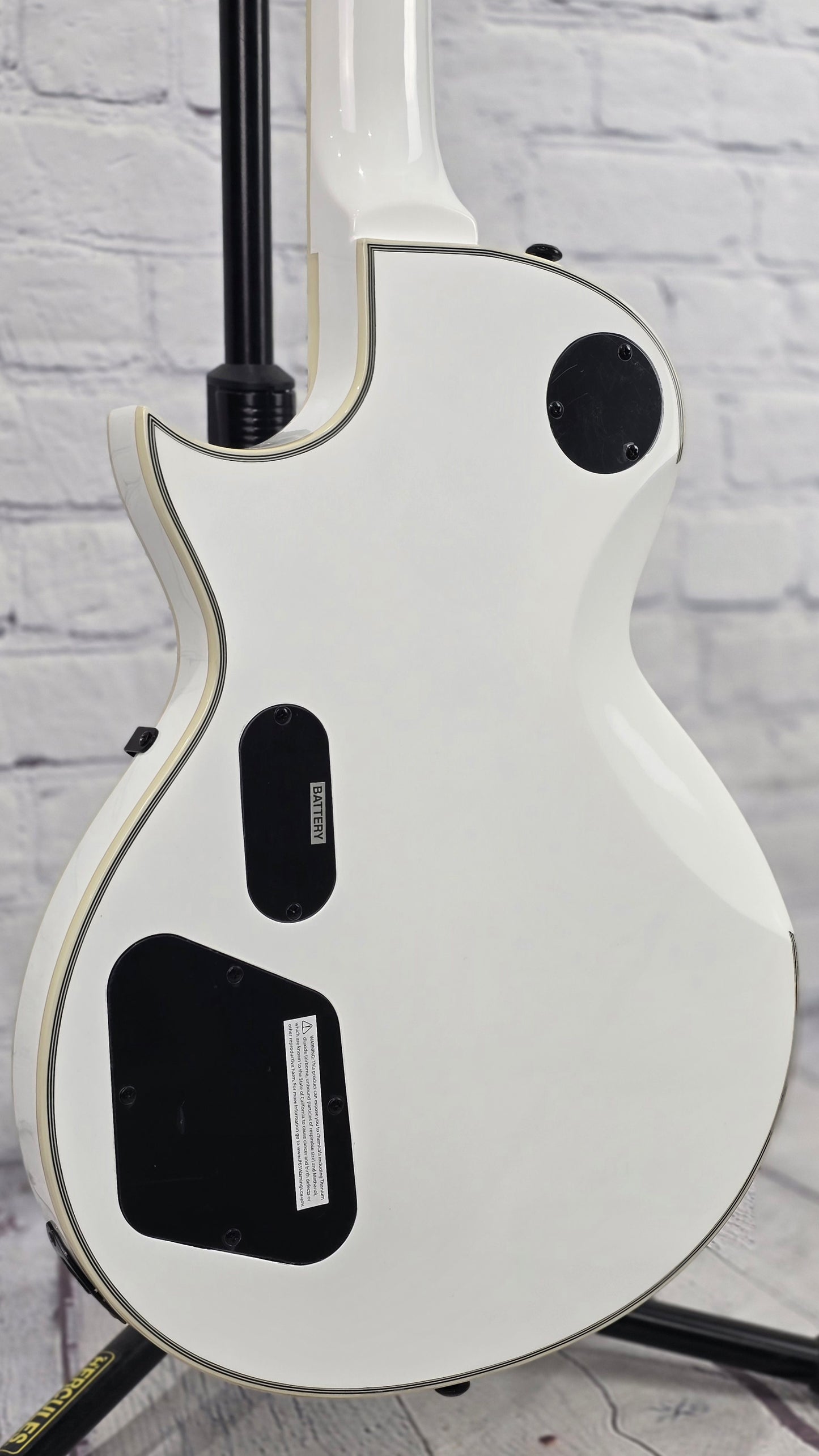 ESP LTD Iron Cross James Hetfield 6 String Electric Guitar Snow White