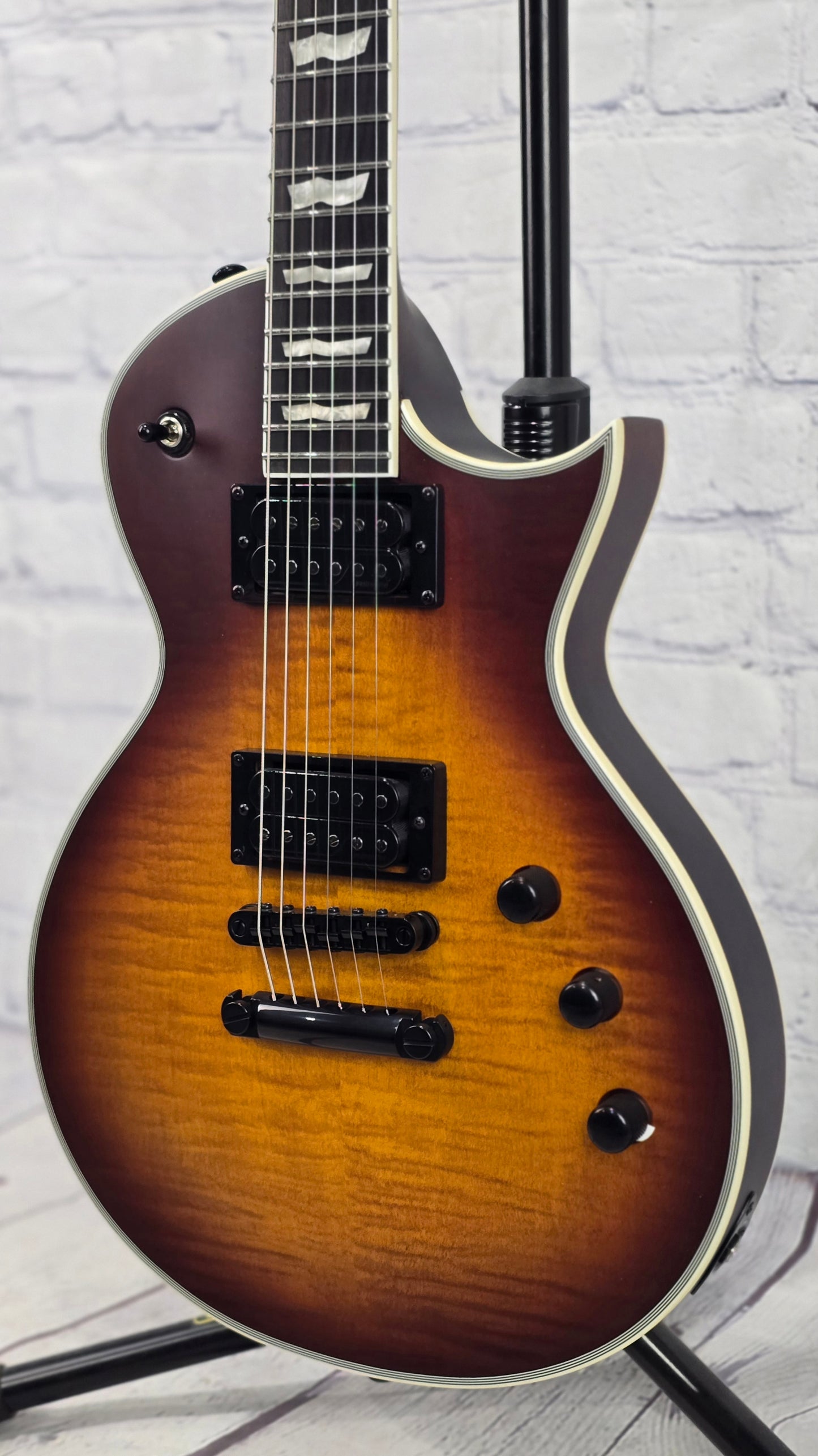 ESP LTD Eclipse EC-1000T CTM FM TSBS Electric Guitar Tobacco Sunburst