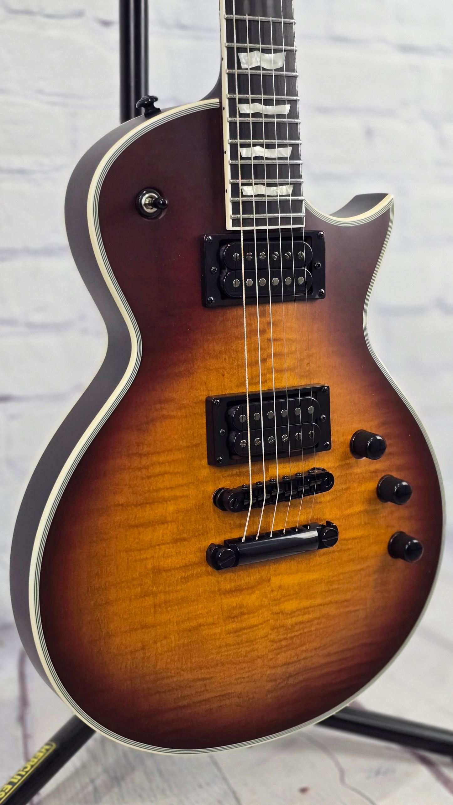 ESP LTD Eclipse EC-1000T CTM FM TSBS Electric Guitar Tobacco Sunburst