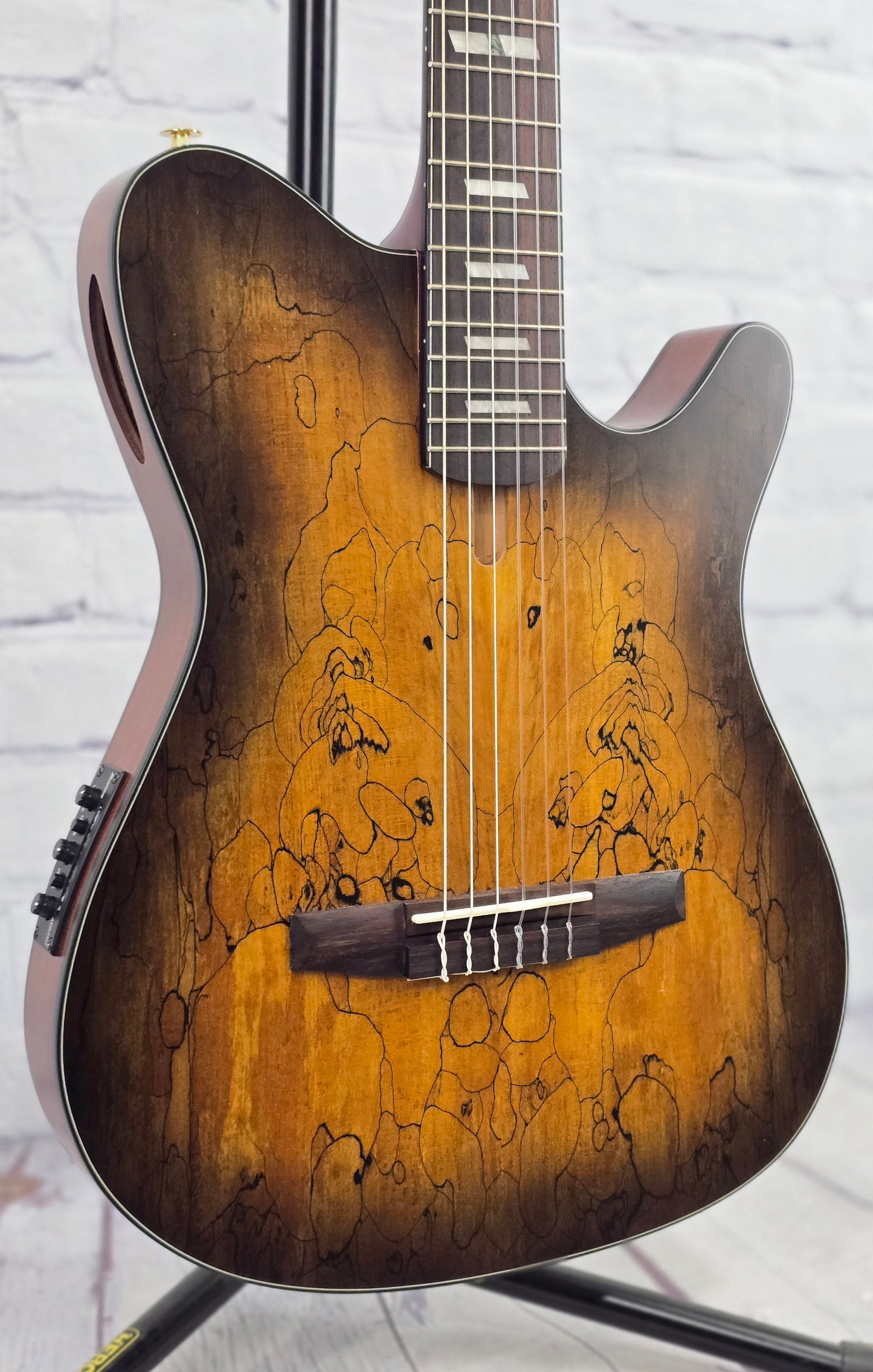 Ibanez FRH20SMN TCL 6 String Classical Electric Acoustic Guitar Tobacco Burst Low Gloss