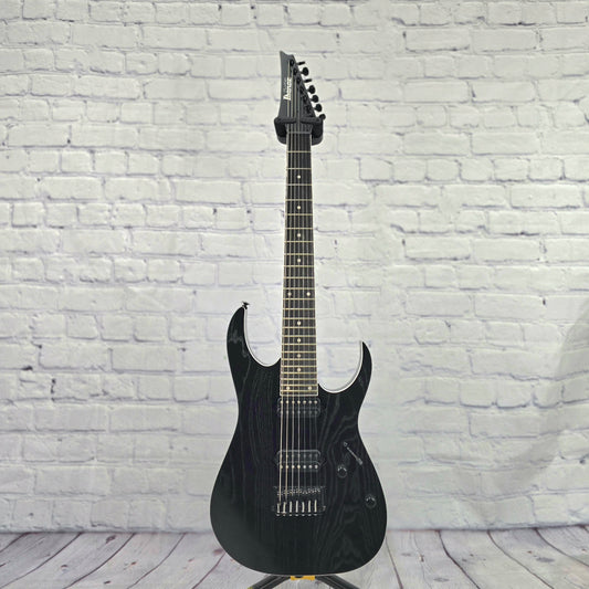 Ibanez Prestige RGR762AHBF WK 7 String Electric Guitar Weathered Black
