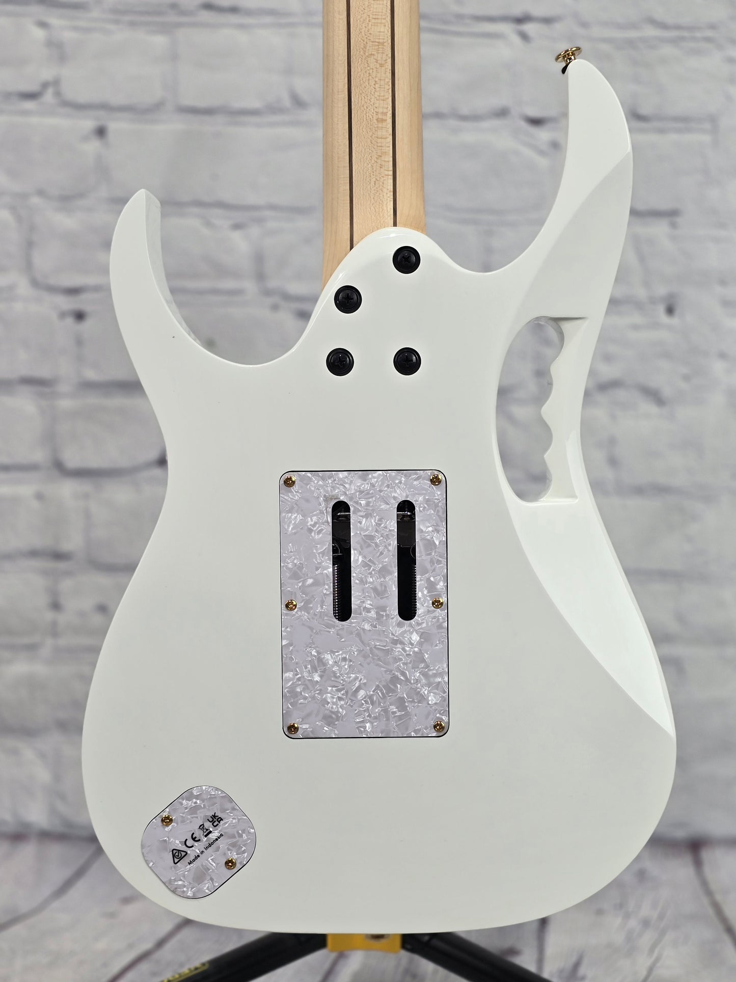 Ibanez Premium JEM7V PWH 6 String Electric Guitar Gloss White Steve Vai