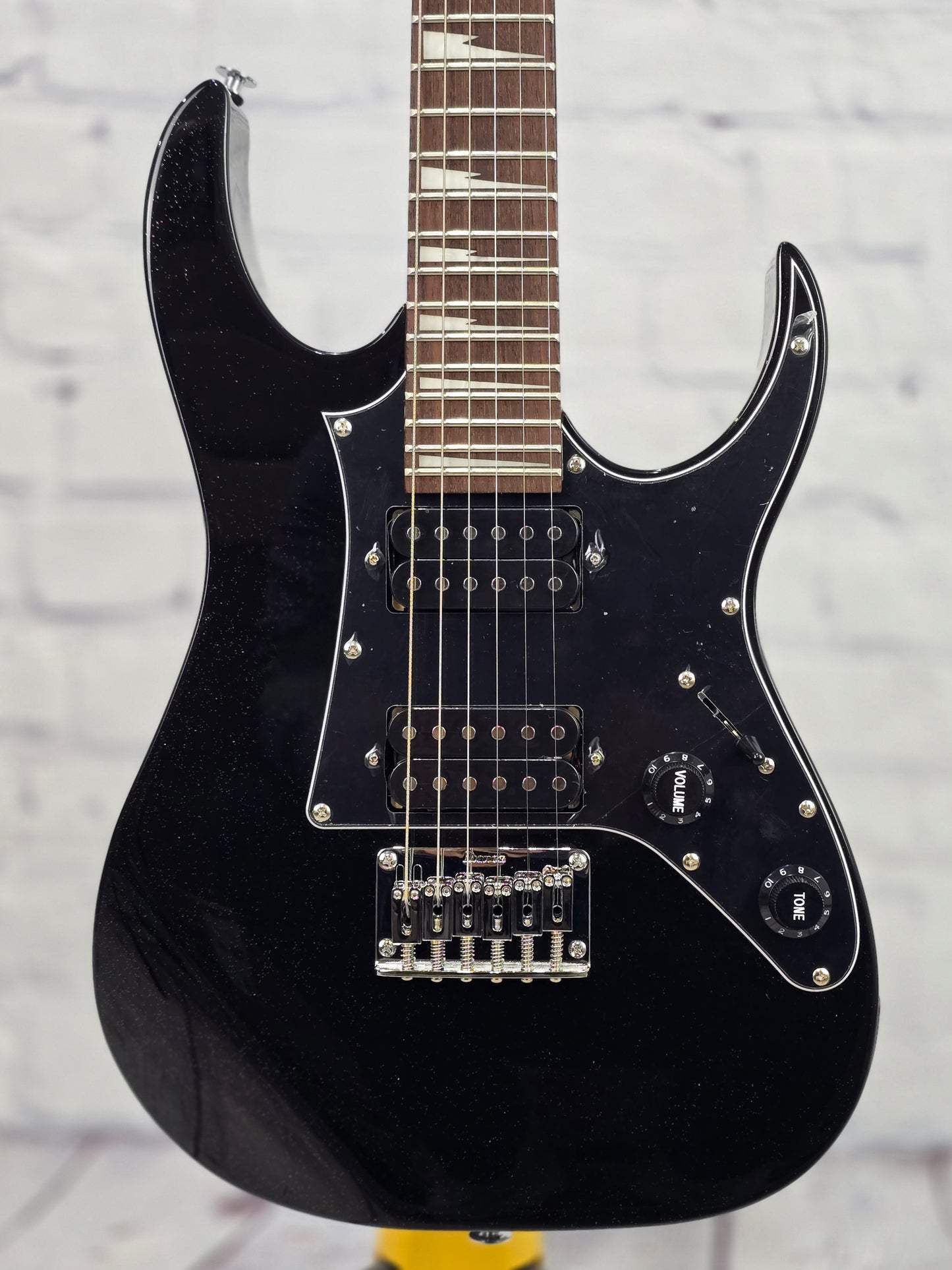 Ibanez GRG miKro RG 6 String Short Scale Electric Guitar Black Night