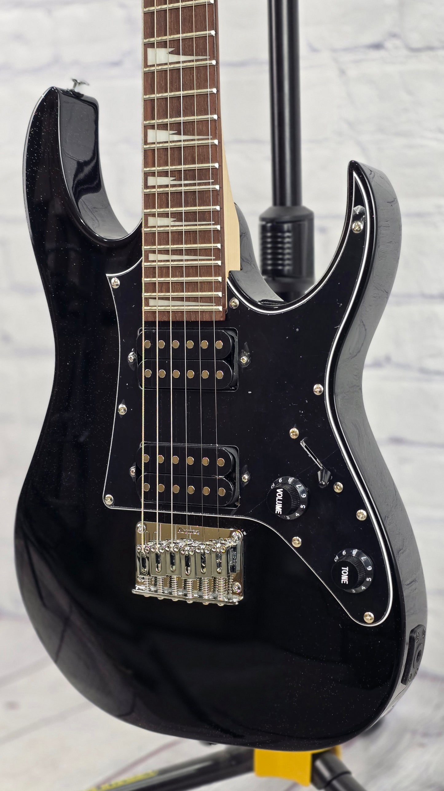 Ibanez GRG miKro RG 6 String Short Scale Electric Guitar Black Night