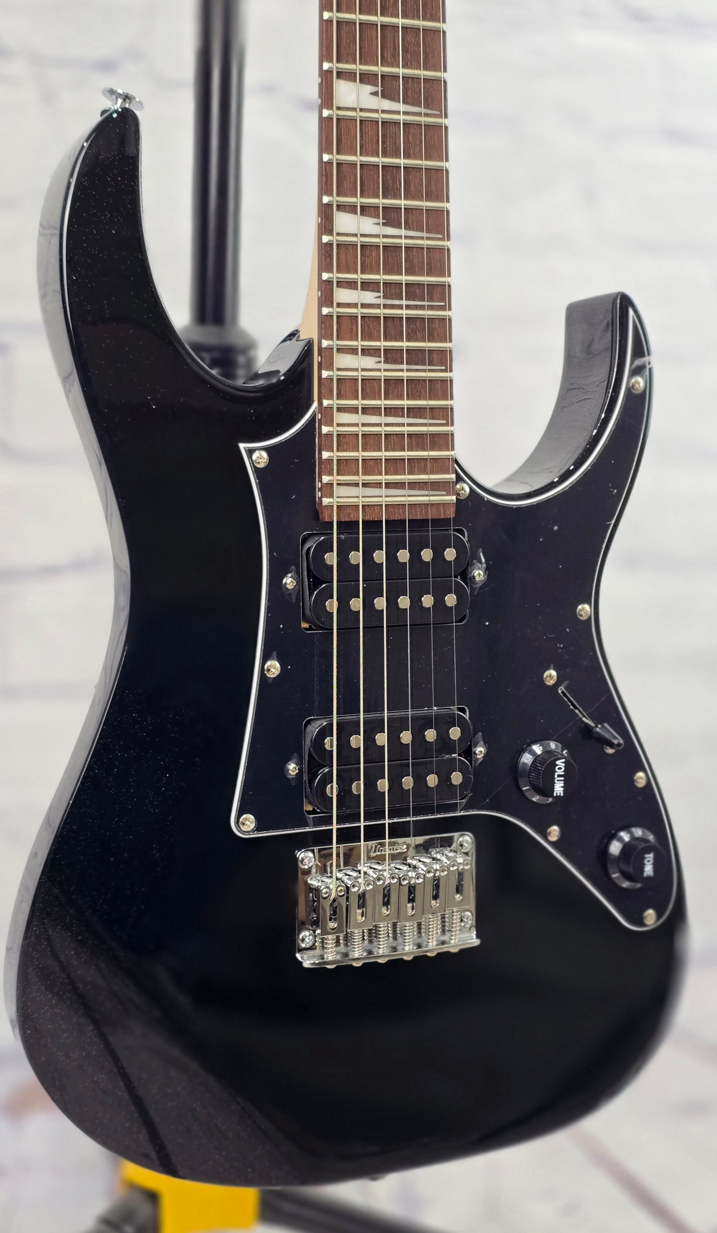 Ibanez GRG miKro RG 6 String Short Scale Electric Guitar Black Night