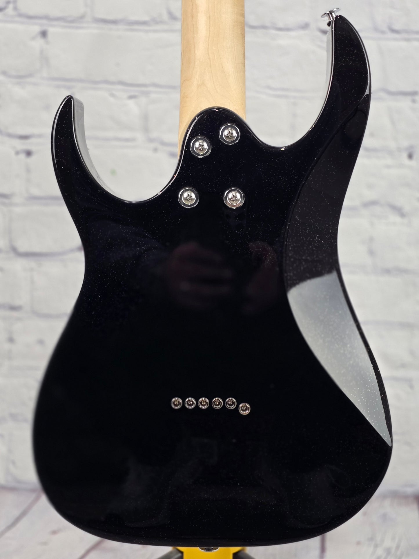 Ibanez GRG miKro RG 6 String Short Scale Electric Guitar Black Night