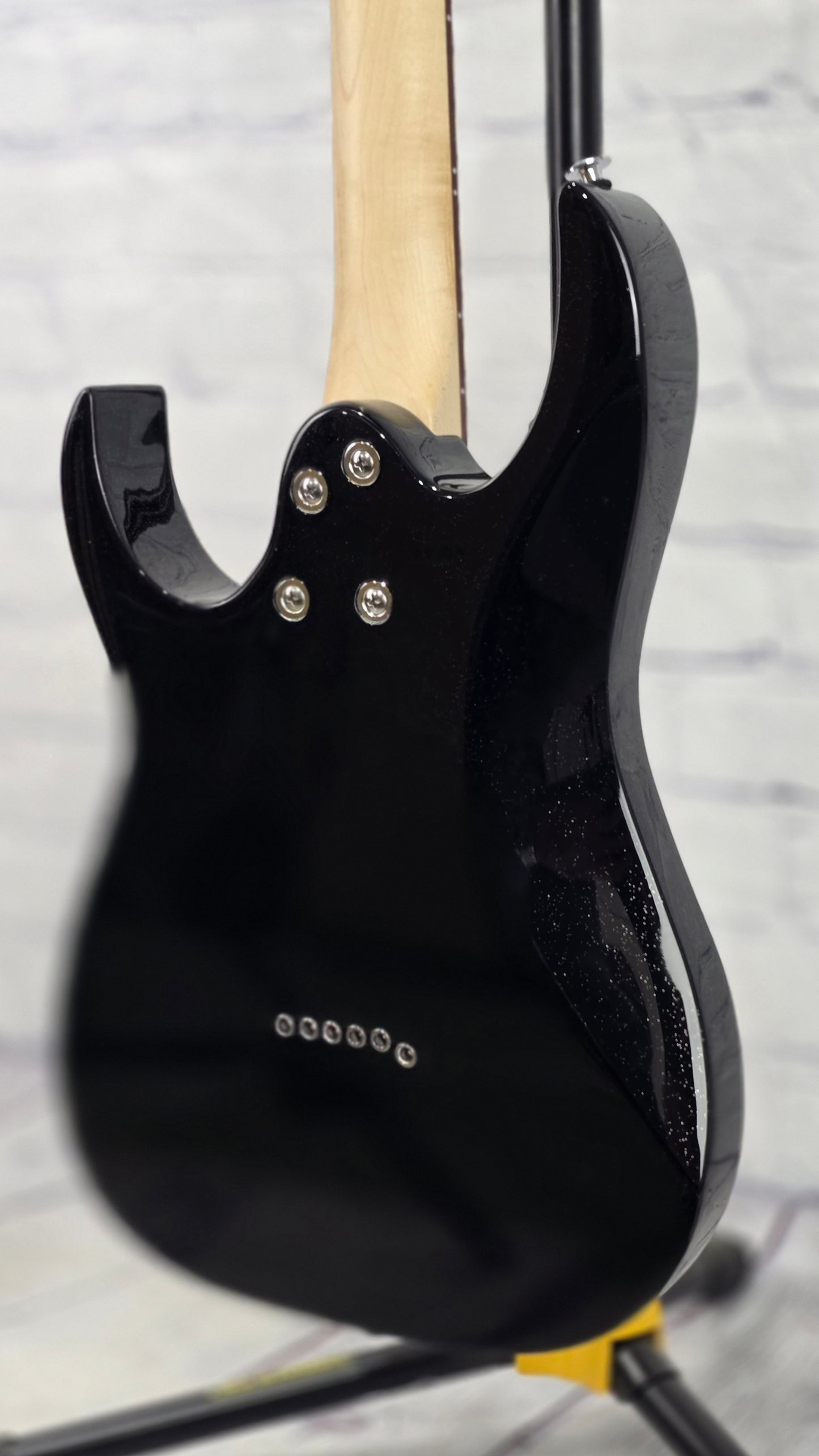 Ibanez GRG miKro RG 6 String Short Scale Electric Guitar Black Night