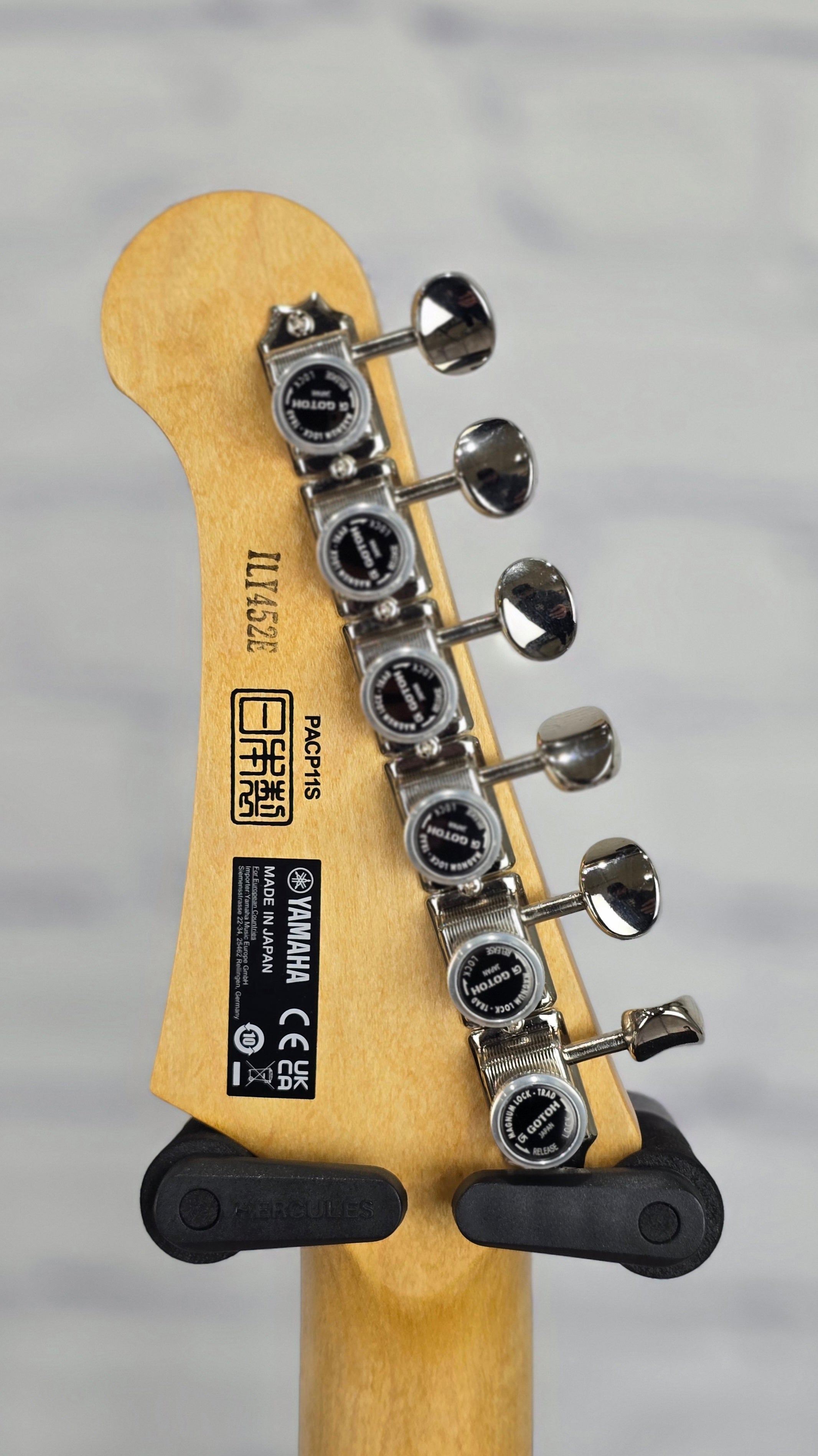 Yamaha Pacifica PACP11S Professional 6 String Electric Guitar Ash