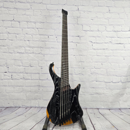 Ibanez Bass Workshop EHB1135MS SKL 5 String Multiscale Bass Silver Wave Black Low Gloss